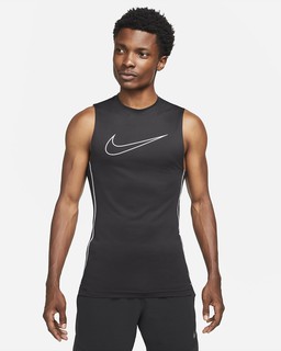 Nike Pro Dri-FIT Men's Tight-Fit Sleeveless Top (BLACK) - 7749hk