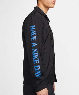 nike coach jacket black