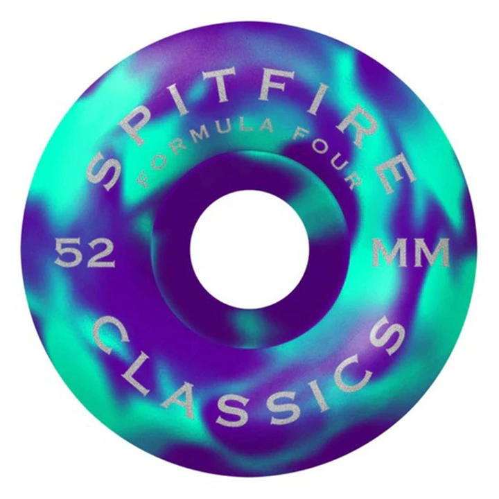 Spitfire Formula 4 Swirled Classic Teal/ Purple (52mm 99Duro