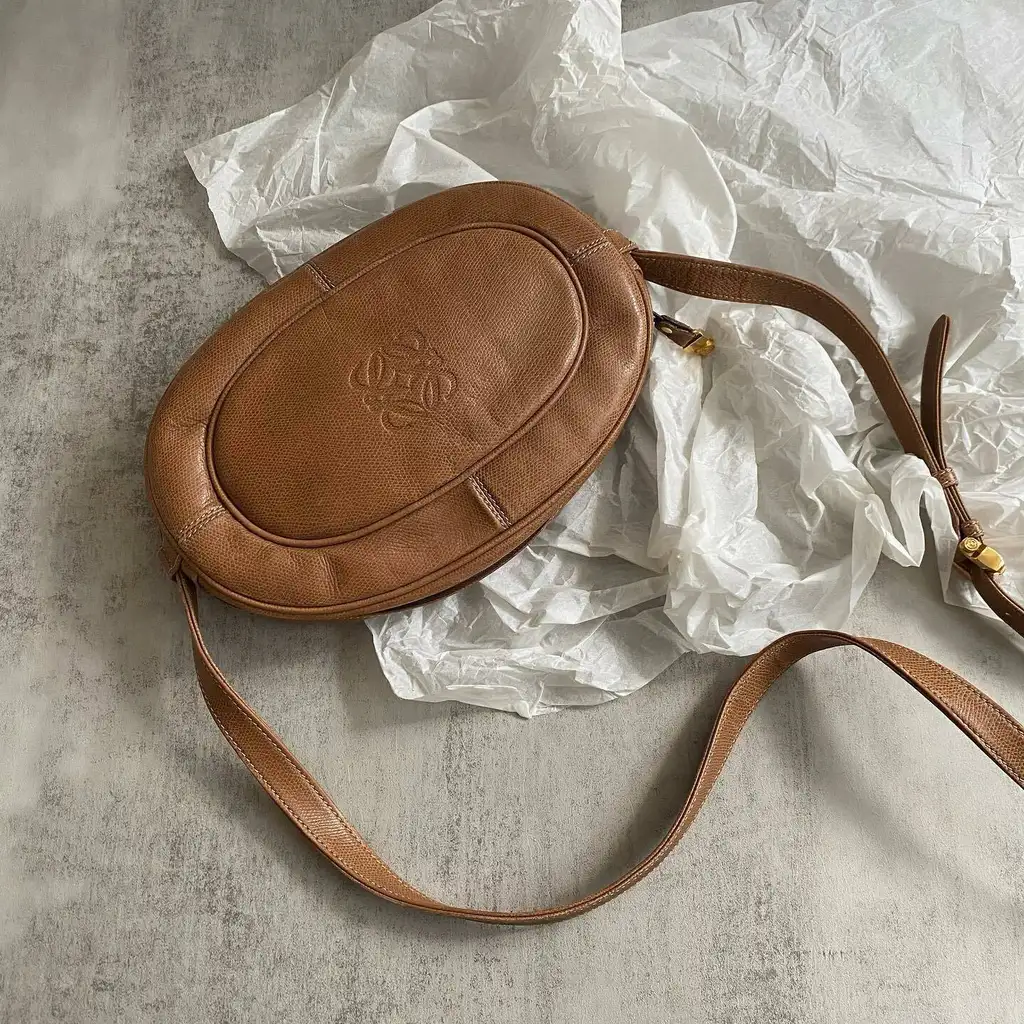 LOEWE キャンバスジャカード トートバッグ レザートリム ノートパソコンケース パソコンケース PCバッグ バッグ