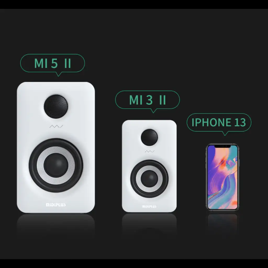 MIDIPLUS MI5 II 監聽音箱｜電腦家用多媒體Hifi桌面藍牙音響｜一