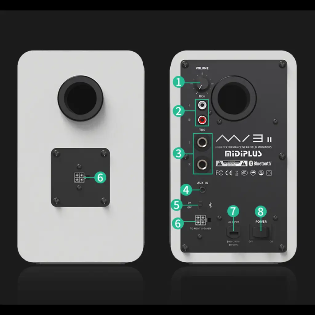 MIDIPLUS mi5 II 5.25インチ 黒 MIDIPLUS mi5 II 5.25インチ 黒 Midiplus - MI5 II