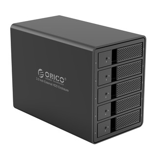 ORICO Aluminum 5 Bay 3.5-Inch External Hard Drive Enclosure With