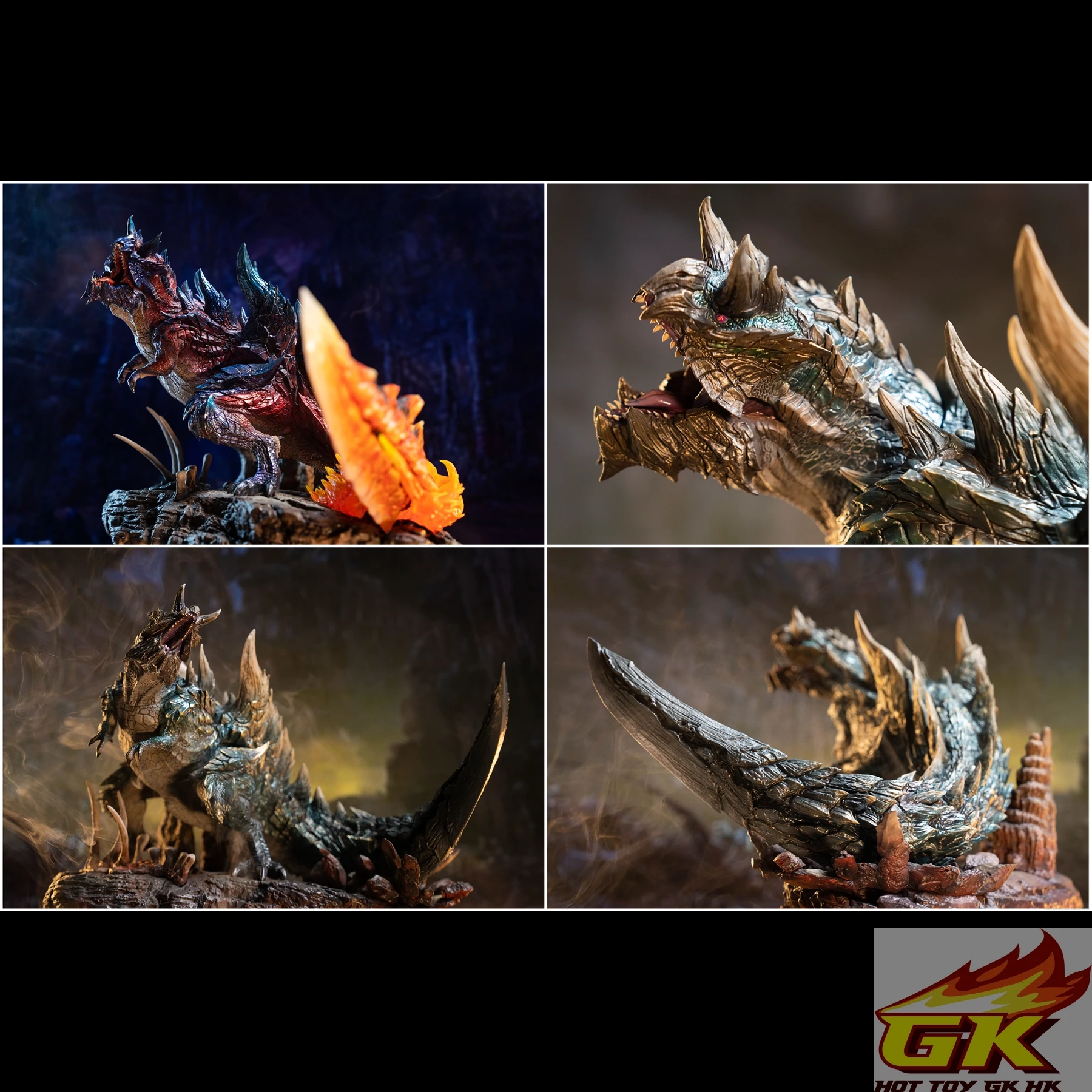 新品預定13501 DragonFrontierStudio 怪獸獵人斬龍/硫斬龍- HotToyGKHK