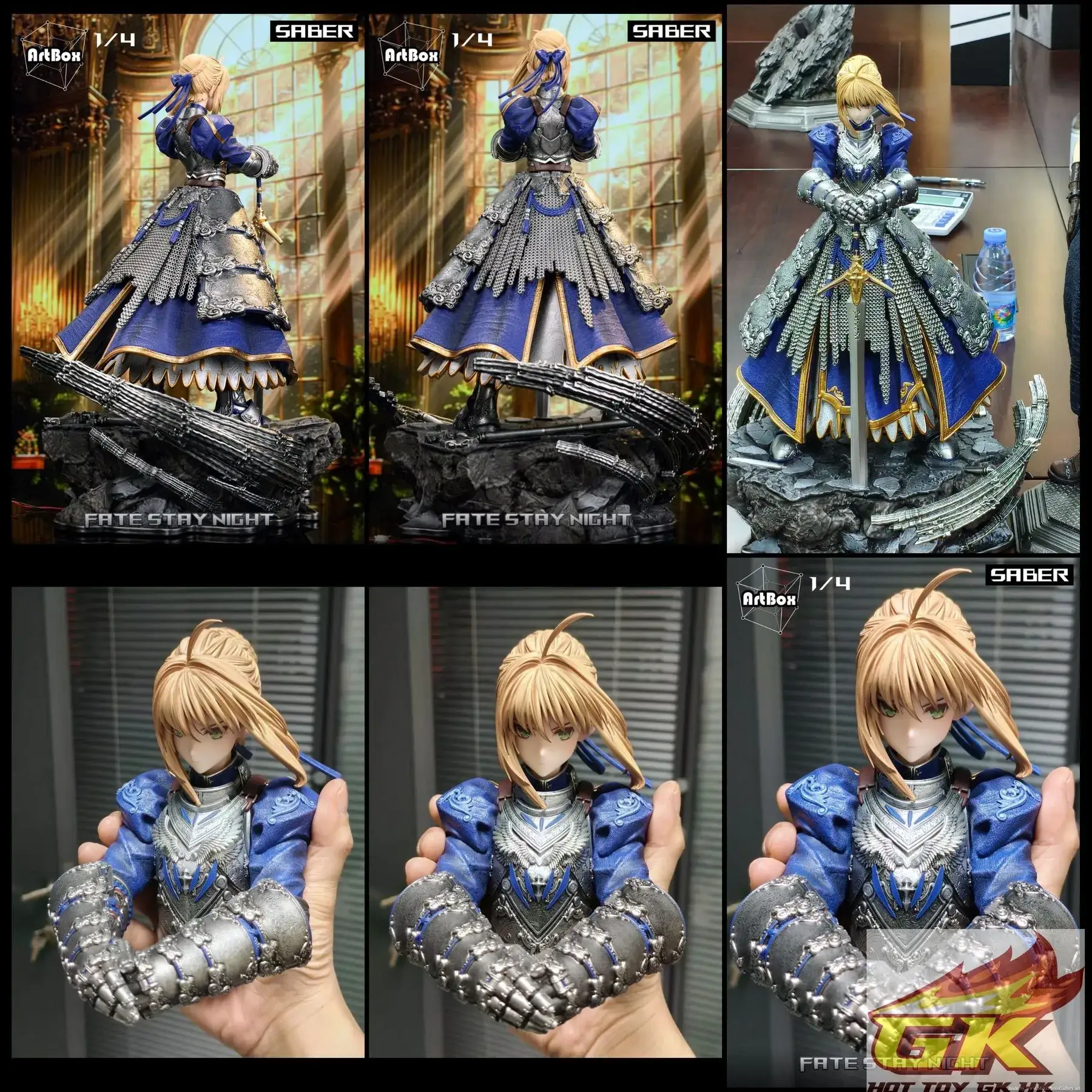 Fate ArtBox-STUDIO Saber フィギュア ArtBox Studio - Fate Saber Artoria Pendragon - OrzGK