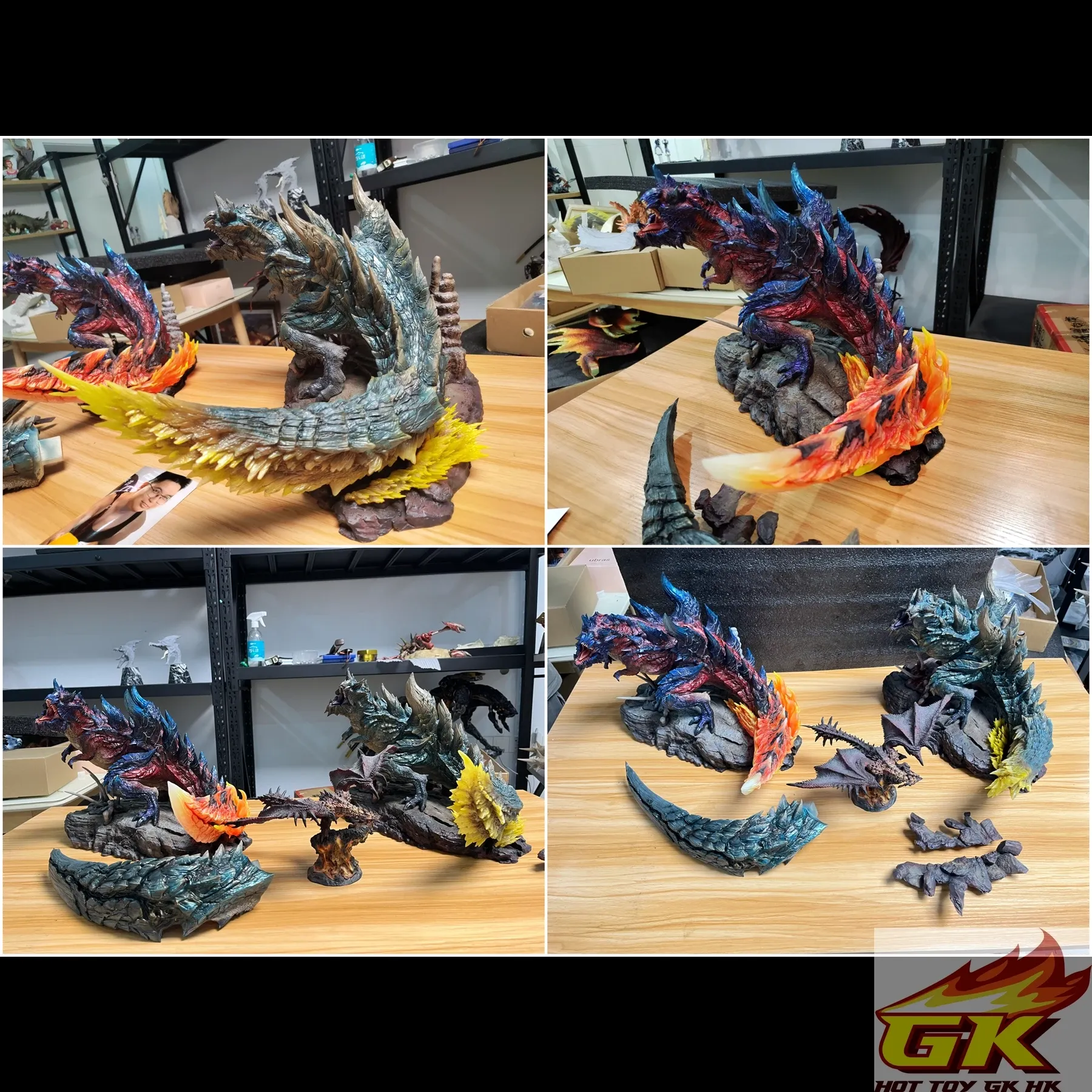 新品預定13501 DragonFrontierStudio 怪獸獵人斬龍/硫斬龍- HotToyGKHK