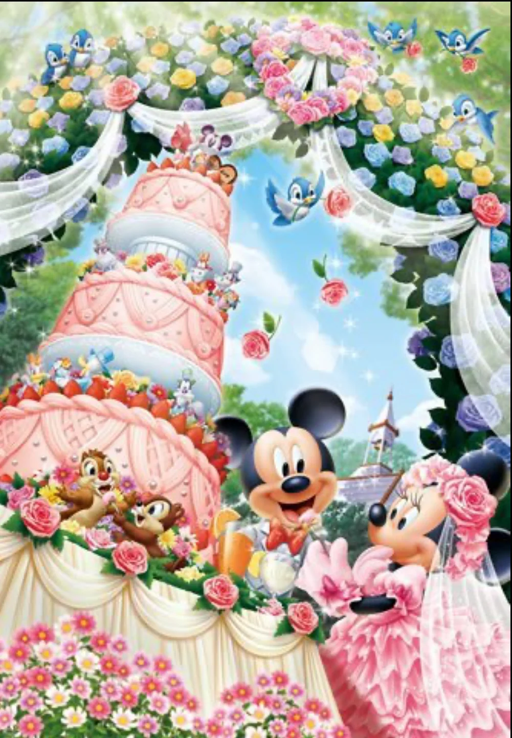 TENYO｜【DISNEY - Jigsaw Gallery】｜Sweet Wedding｜D-1000-368
