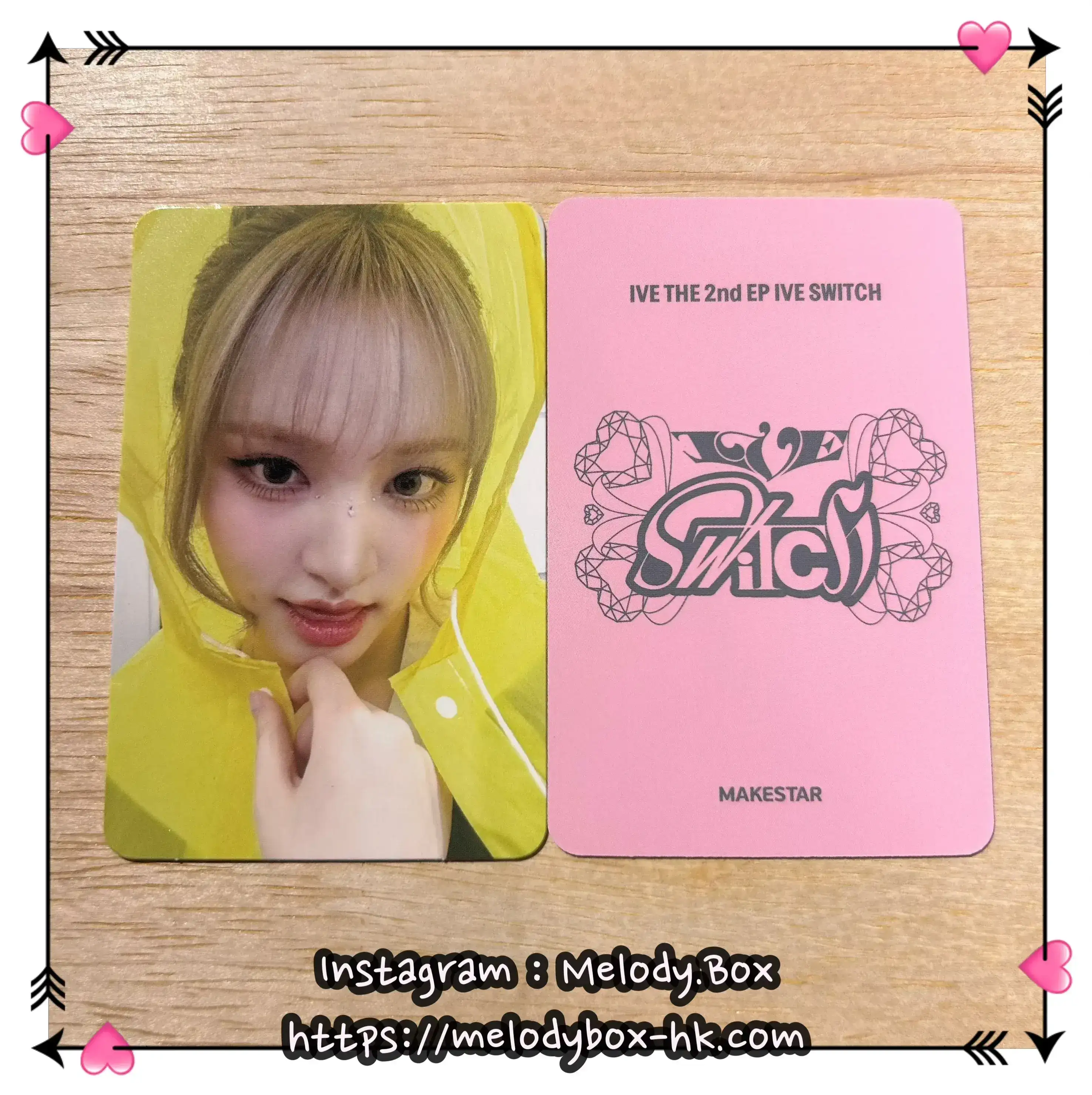 IVE Switch MakeStar 3.0 Photocard - MelodyBox