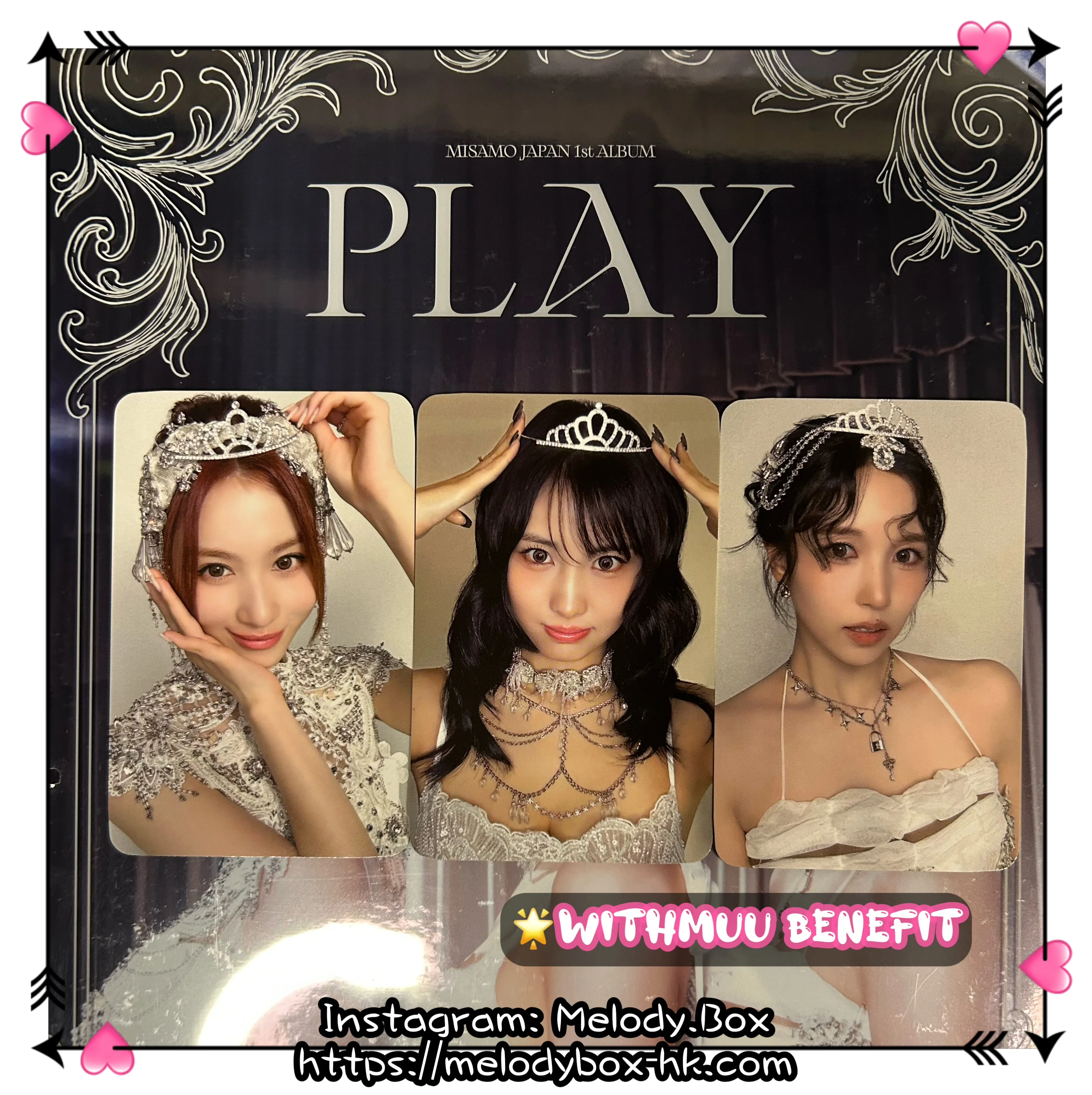 WITHMUU]MISAMO (TWICE) JAPAN 1st ALBUM『PLAY』SANA盤 - MelodyBox