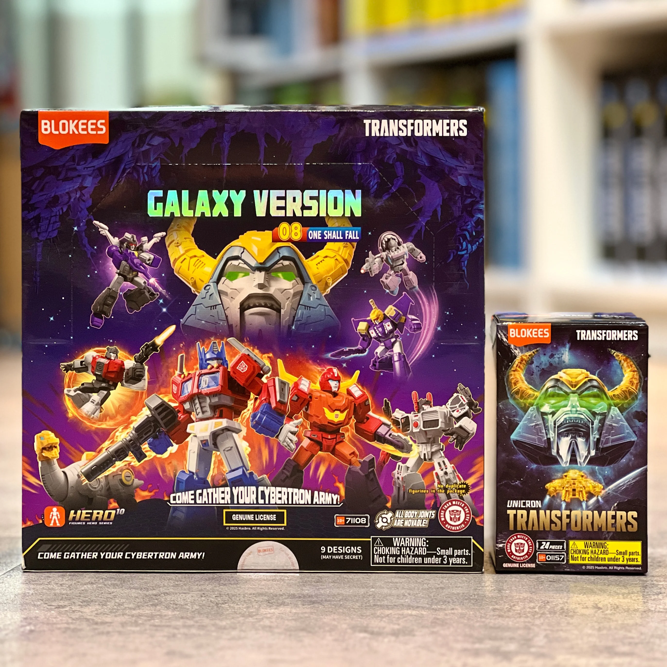 Blokees Figures Transformers Galaxy Version 08 One Shall Fall