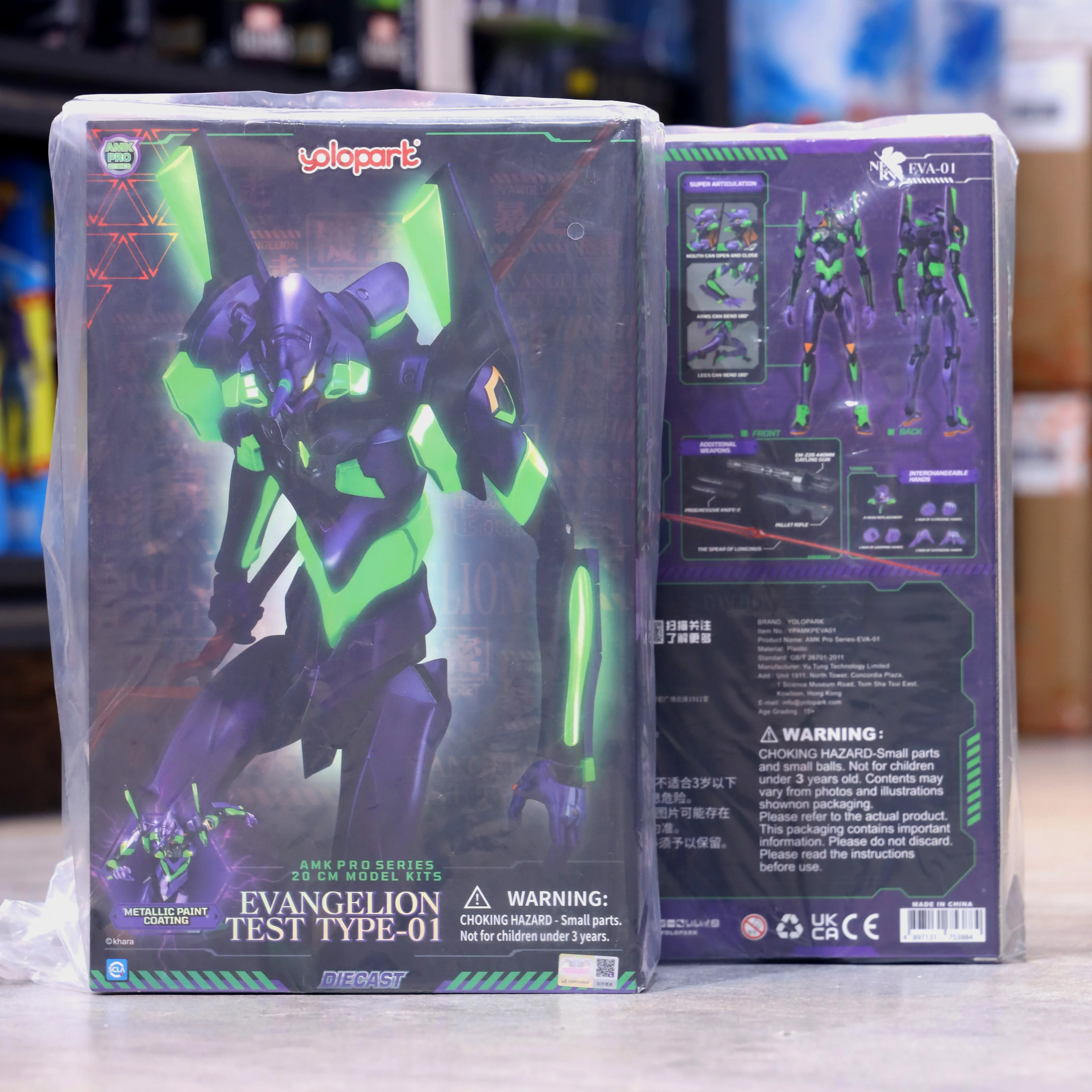 Yolopark AMK PRO Serie EVANGELION : EVA-01 TEST TYPE Model Kit 