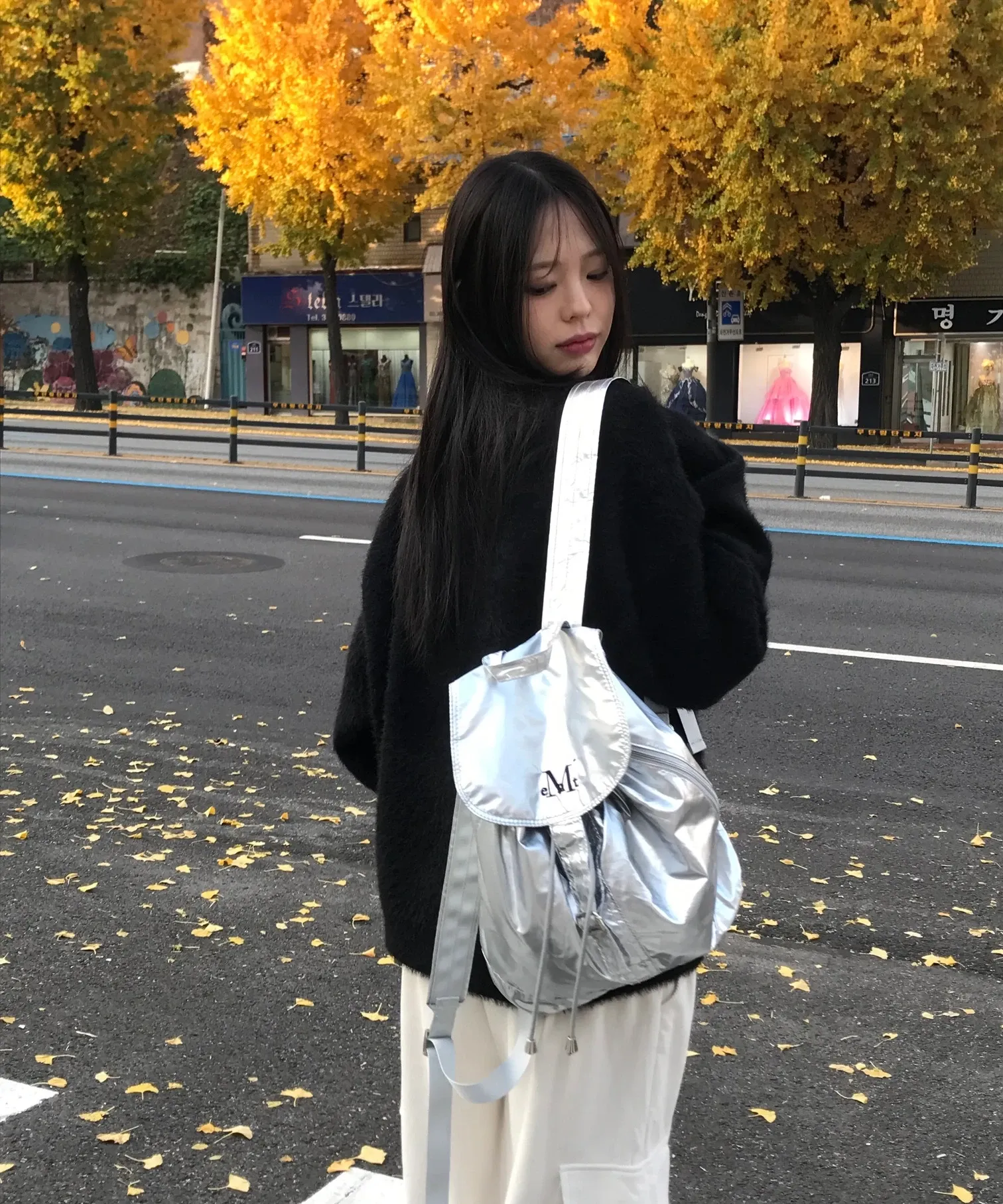 MUCENT Glossy String Mini Backpack (2 Colors) - chicinhk MUCENT Glossy String Mini Backpack (2 Colors) - chicinhk