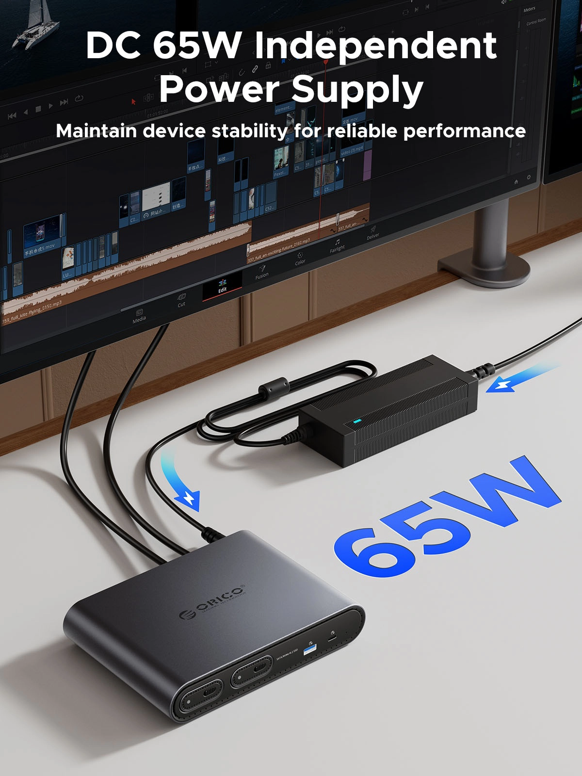 ORICO Upgraded 12-in-1 Docking Station with M.2 SSD