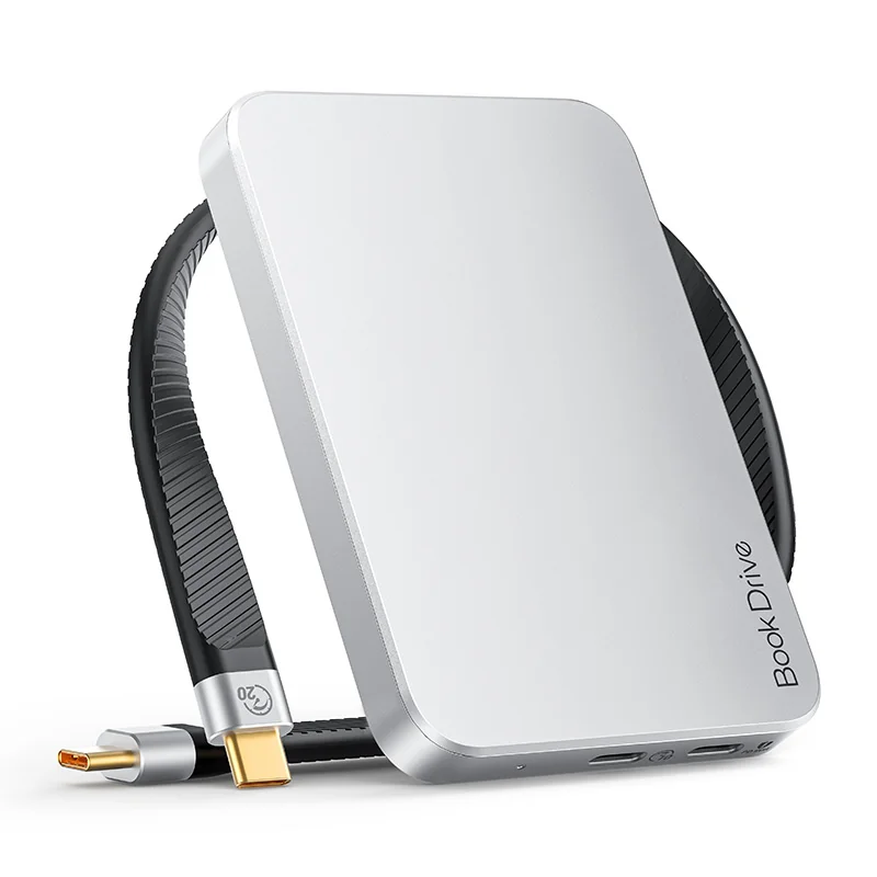 ORICO BookDrive 2TB Magnetic External SSD with PD 100W 多功能磁吸
