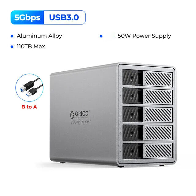 ORICO Aluminum 5 bay 3.5