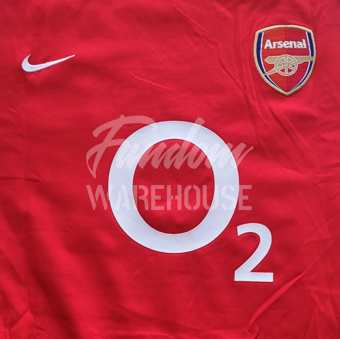 Arsenal 2002-04 Home Short-sleeve Player-Issue (Dual-layer) Shirt