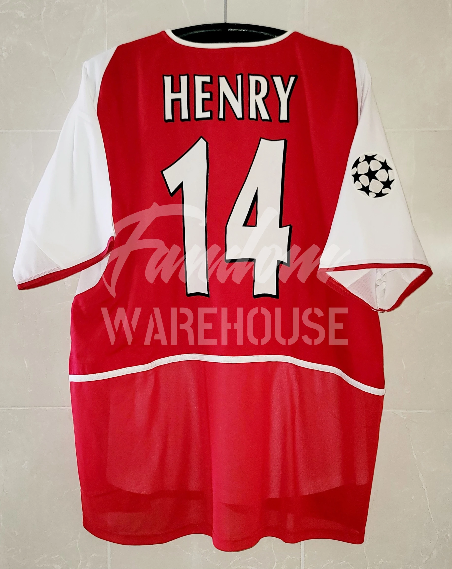 Arsenal 2002-04 Home Short-sleeve Player-Issue (Dual-layer) Shirt