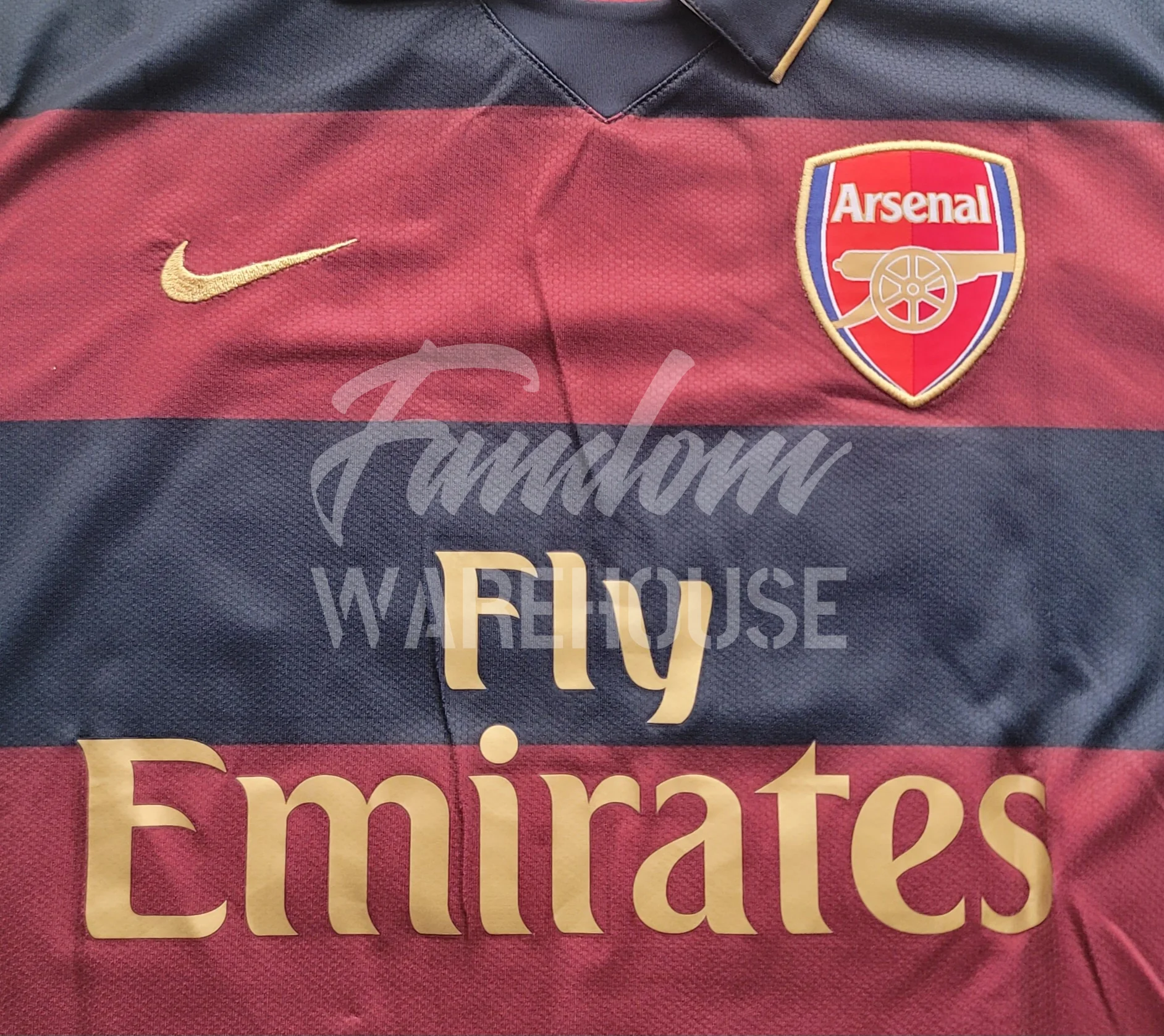 Arsenal 2007-08 (NIKE) 3rd Away Short-sleeve Match-issue Shirt #30 