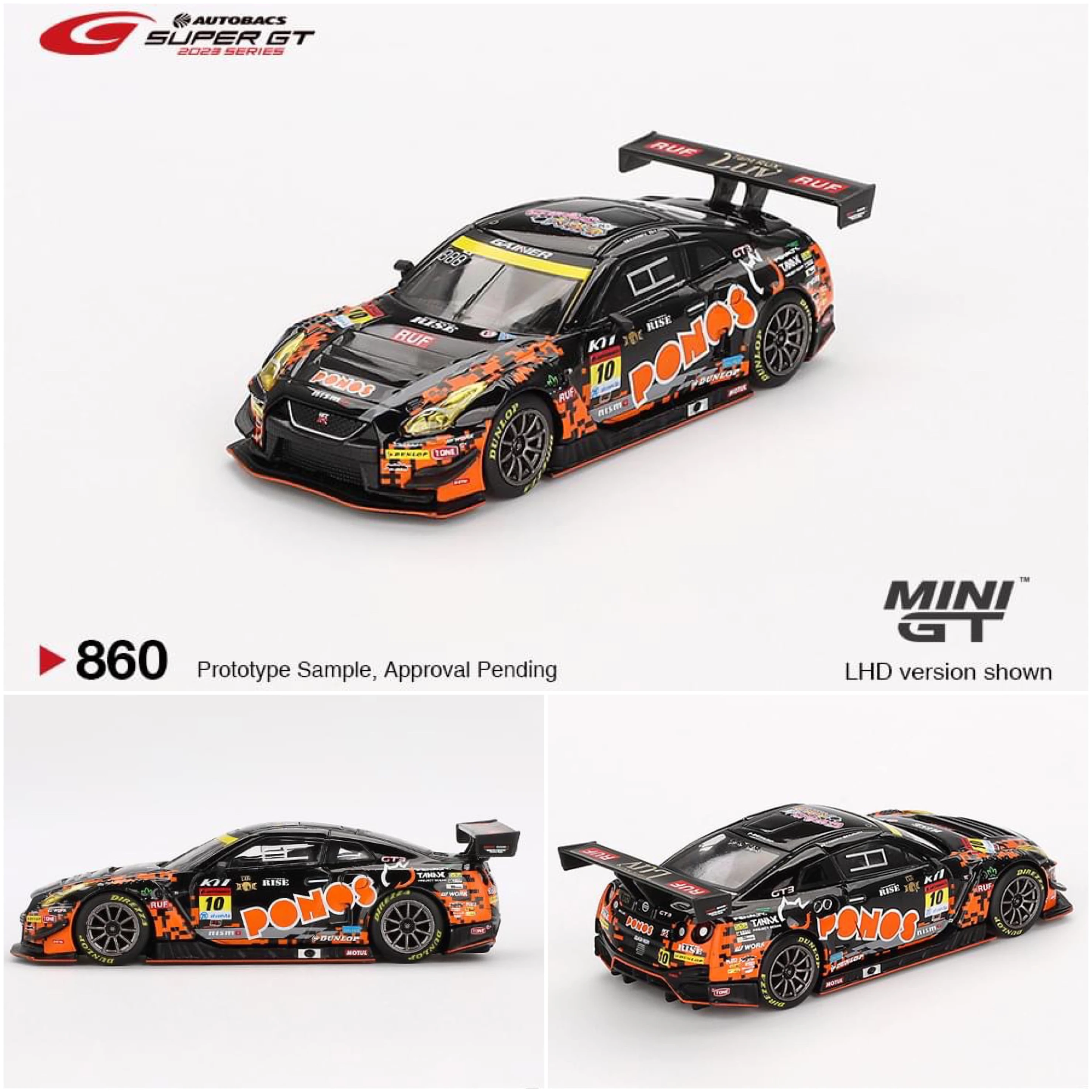 MINI GT 860 Nissan GTR Nismo GT3 SUPER GT MINIGT - JackFat Toys