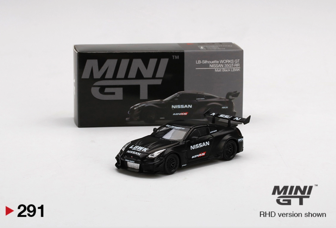 現貨Minigt 291 LB Works Nissan 35GT RR GTR R35 mini gt - JackFat Toys