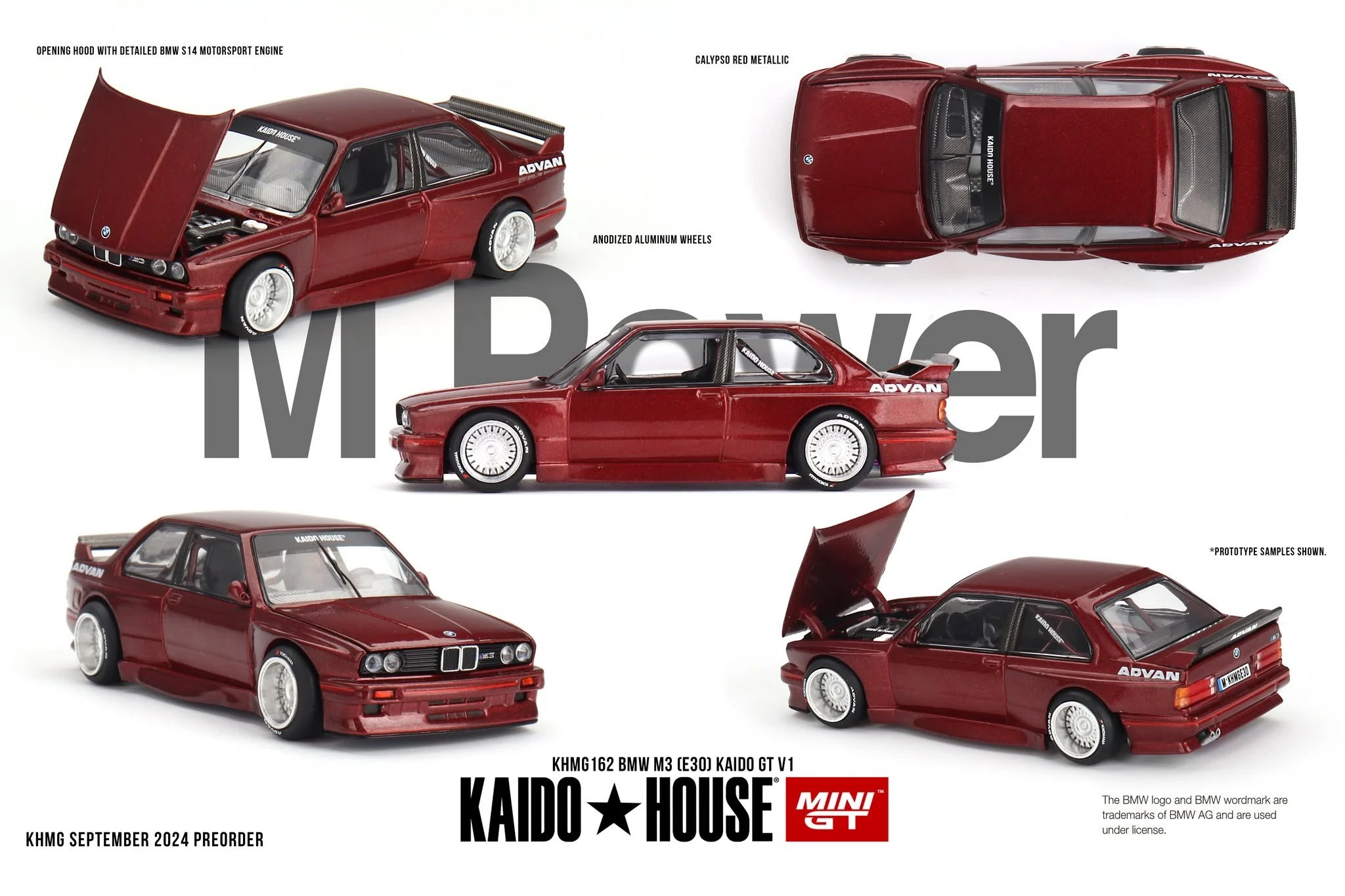 Kaido House X MINI GT 162 BMW M3 E30 MINIGT - JackFat Toys