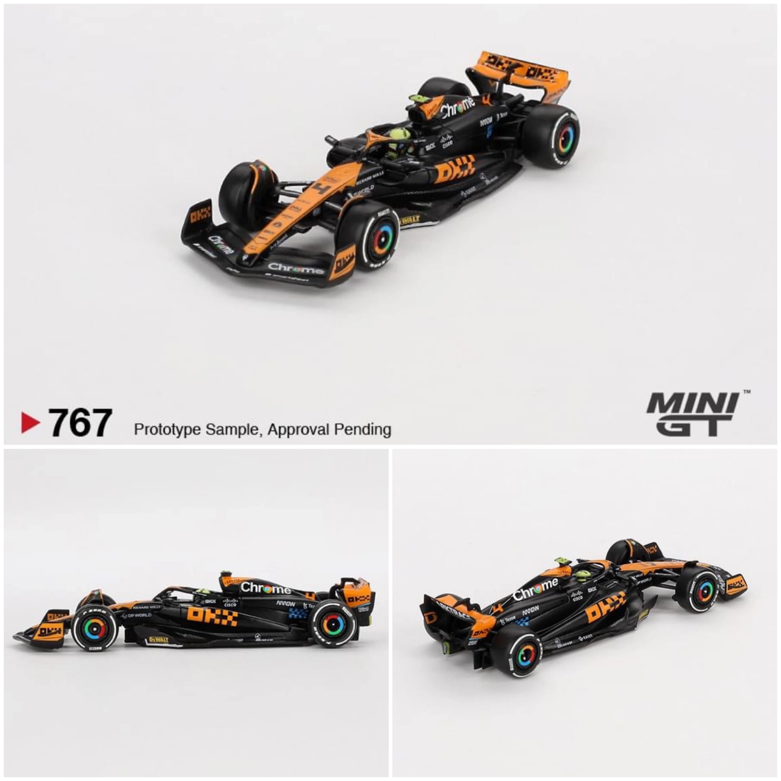 MINI GT McLaren MCL60 2023 GP Giappone 2&deg; Posto 1/64 Lando Norris MGT00767