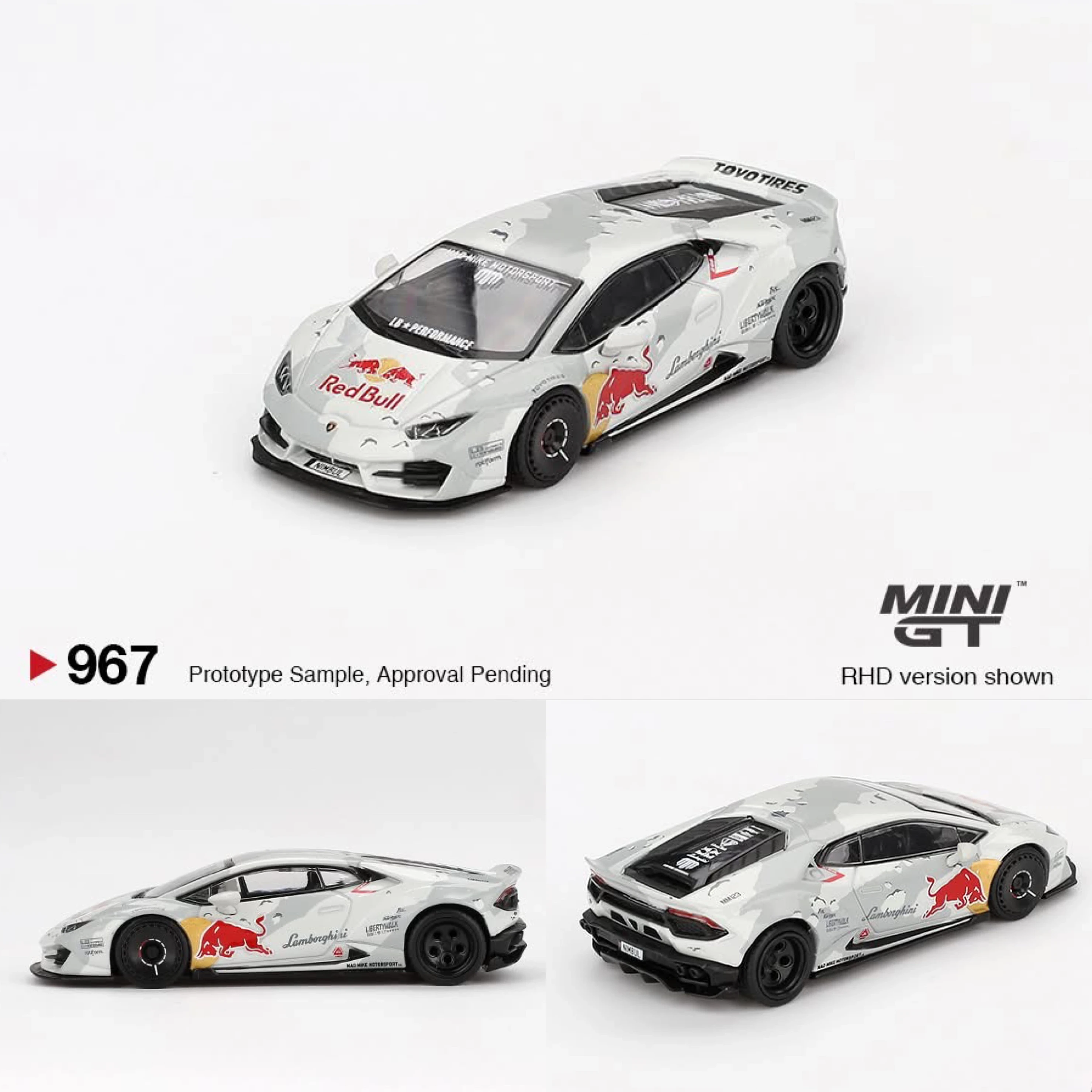 MINI GT 967 Lamborghini Huracan LB☆WORKS ver. 2 Mad Mike NIMBUL