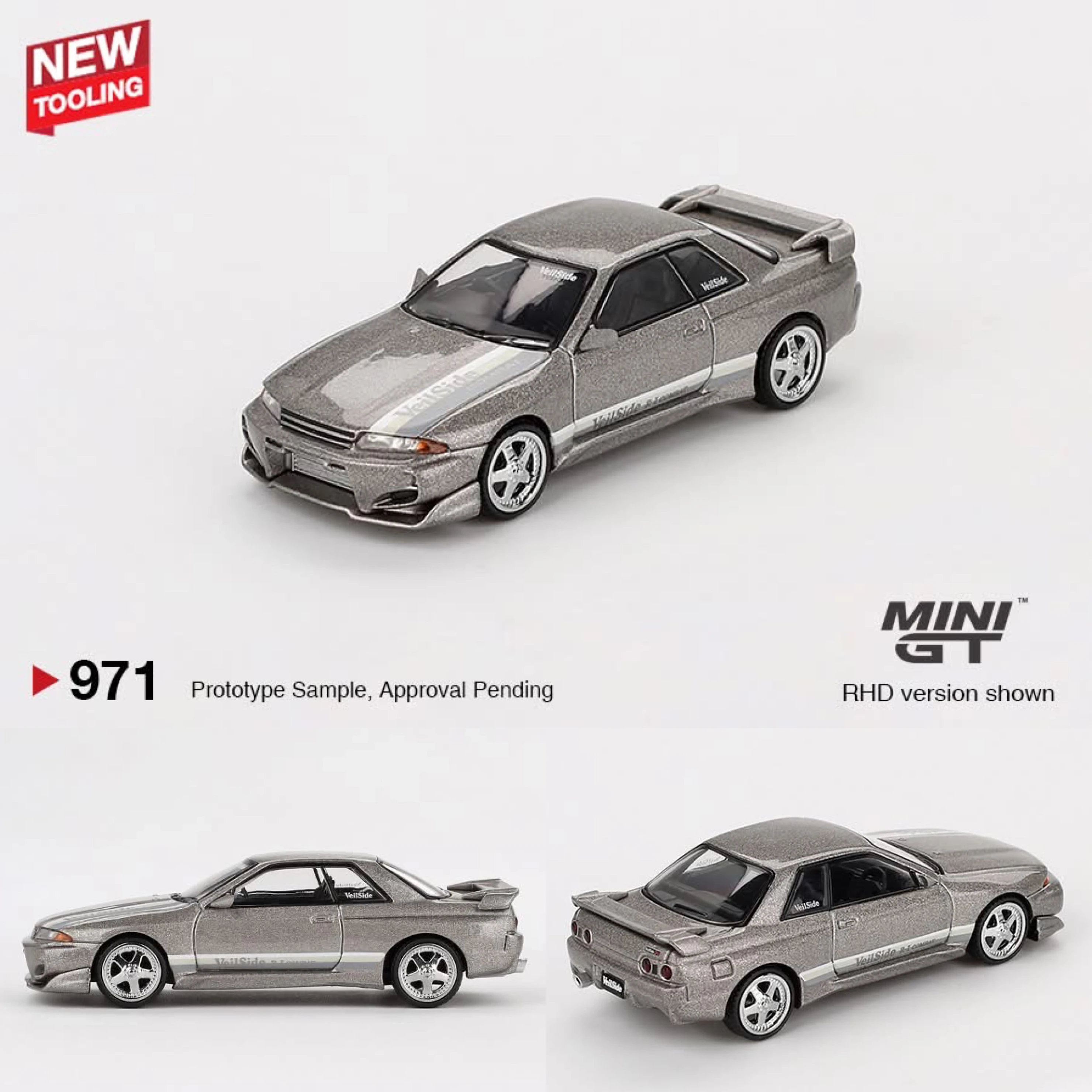 MINI GT 971 Nissan Skyline GTR R32 Veilside Combat C-I