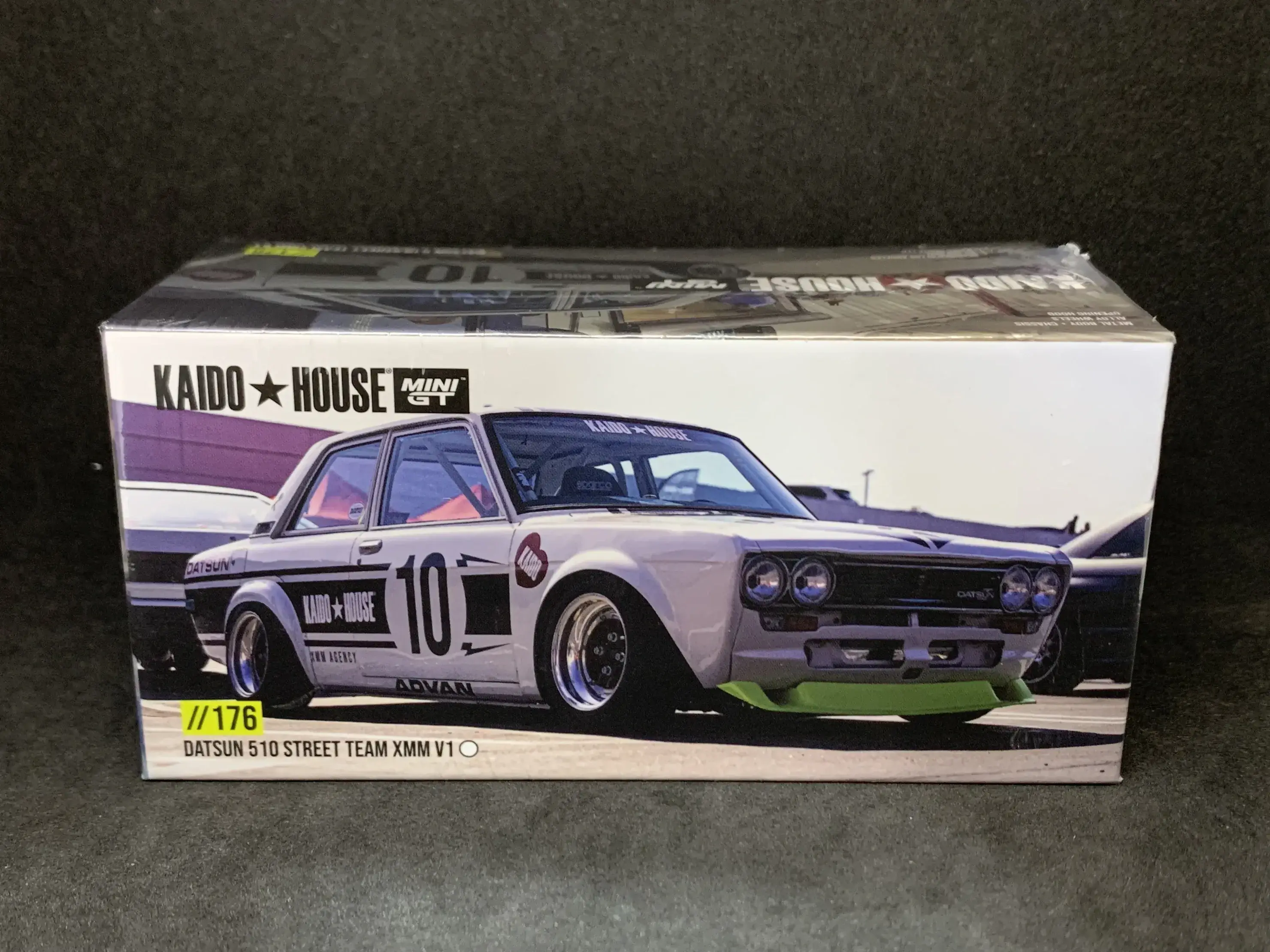 Kaido House X MINI GT 176 Datsun 510 Street Team XMM V1 MINIGT