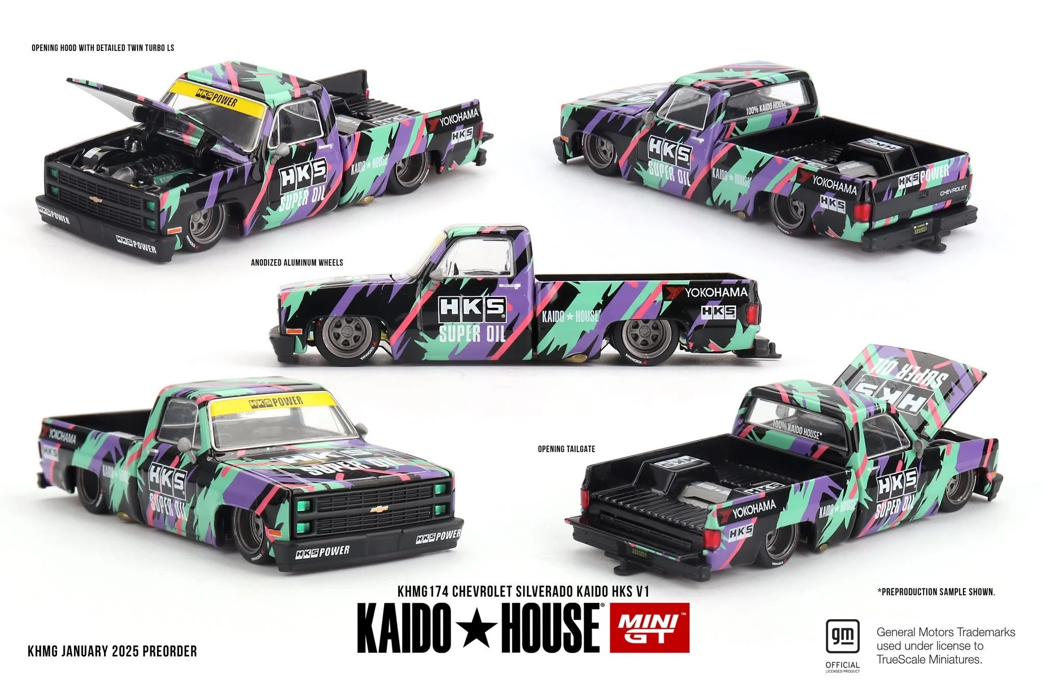 Mini GT KAIDO HOUSE ミニカー 4台セット KAIDO☆HOUSE x MINI GT 1/64 フィギュアセット Kaido ＆ Sons