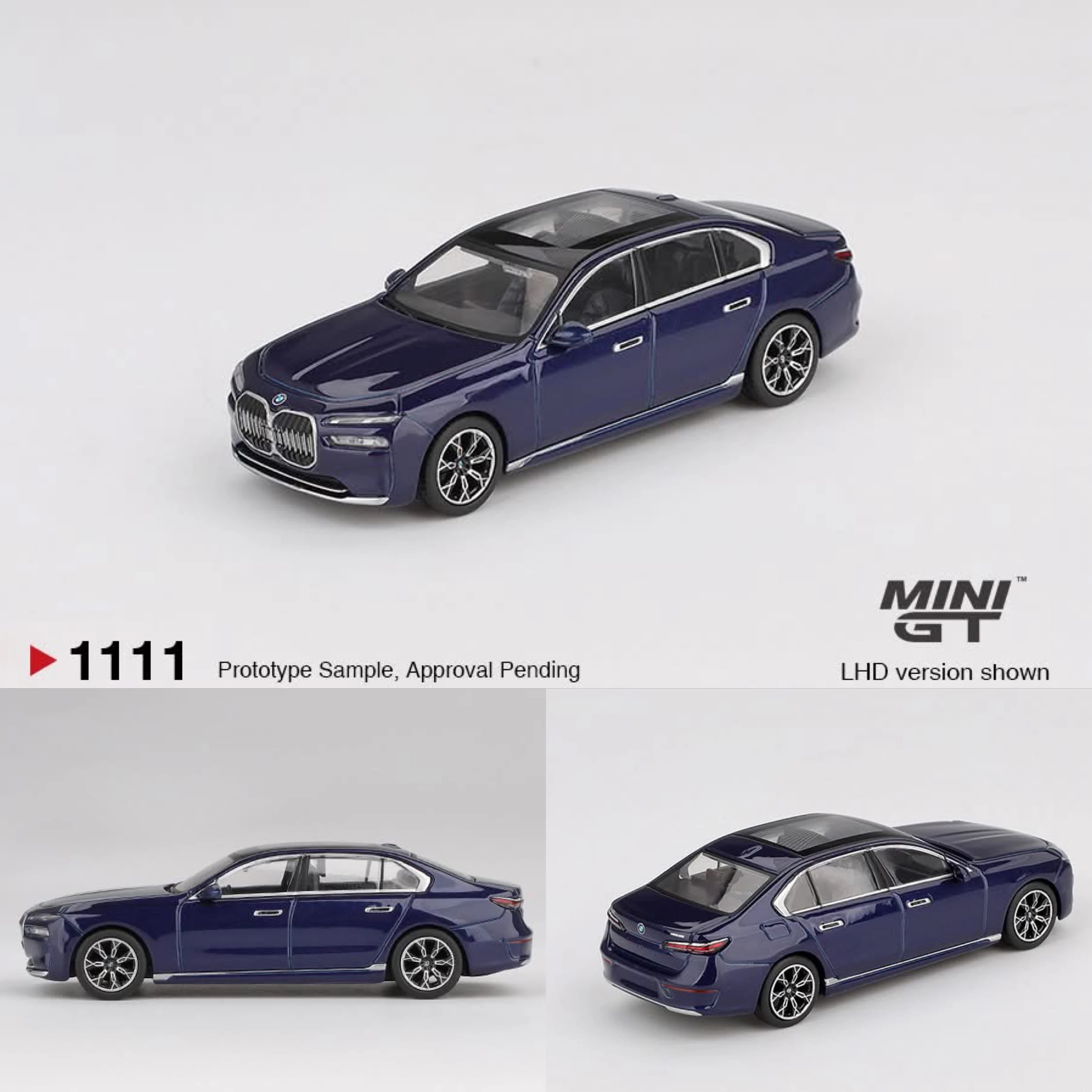 預訂Pre-order 》MINI GT 1111 BMW i7 xDrive60 Tanzanite Blue