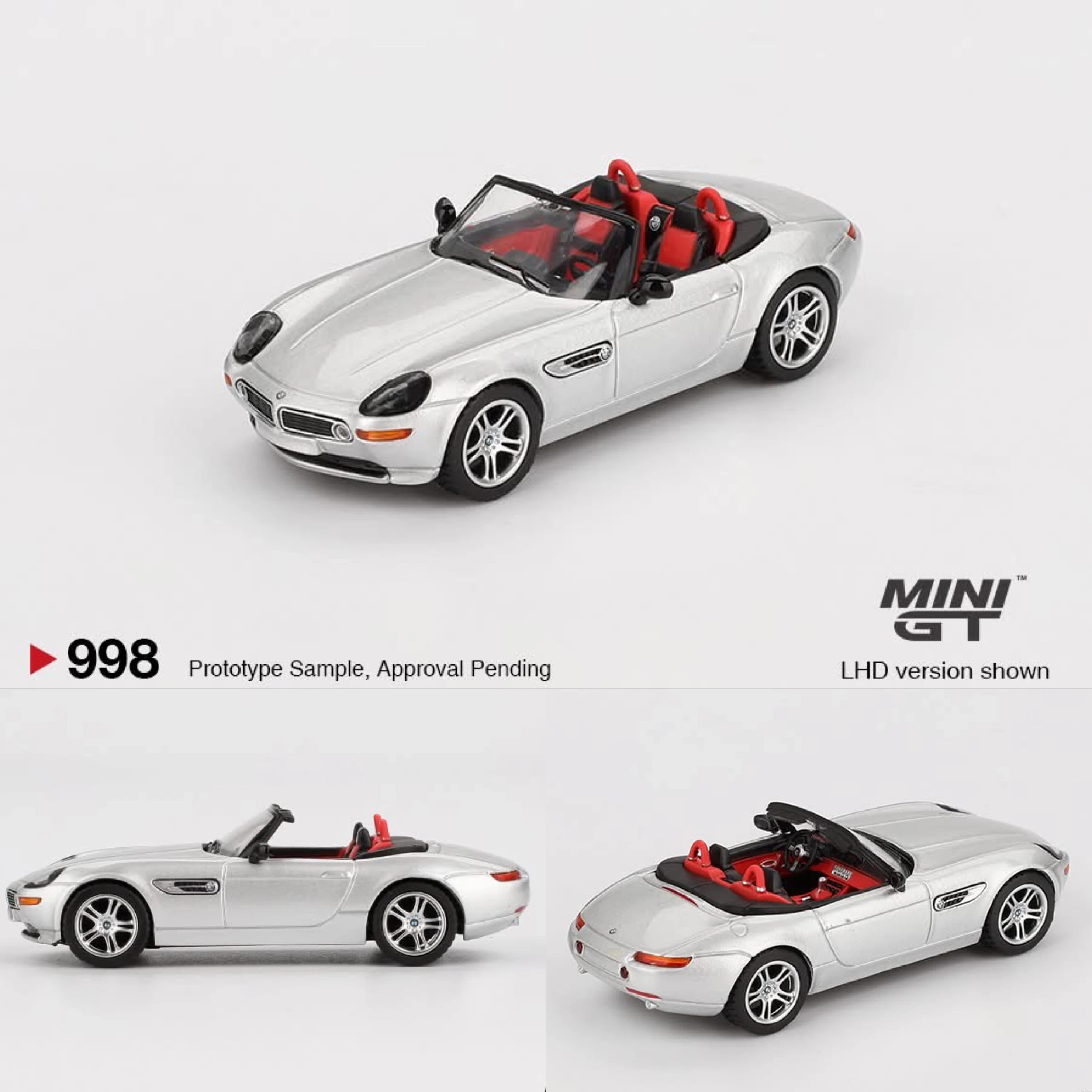 MINI GT 998 BMW Z8 Silver minigt - JackFat Toys