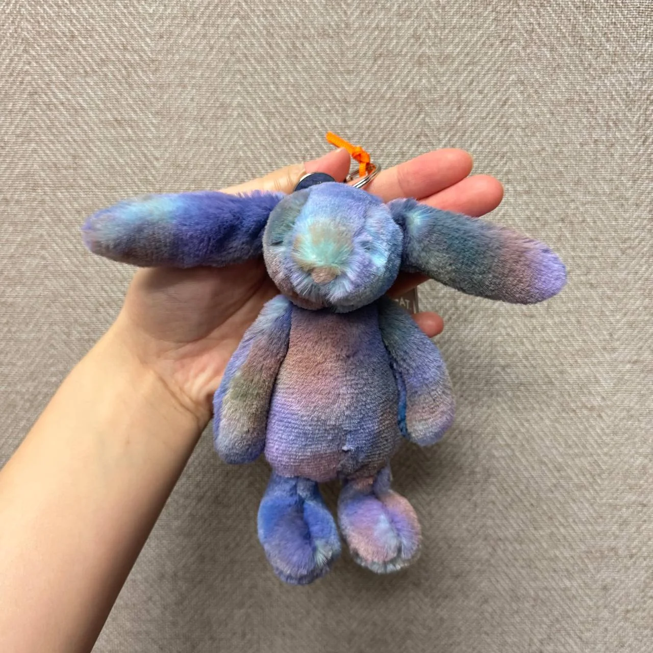 Jellycat - Zodihop Luxe Bunny Bag Charm 致臻系列兔子鎖匙扣- newvibeshk