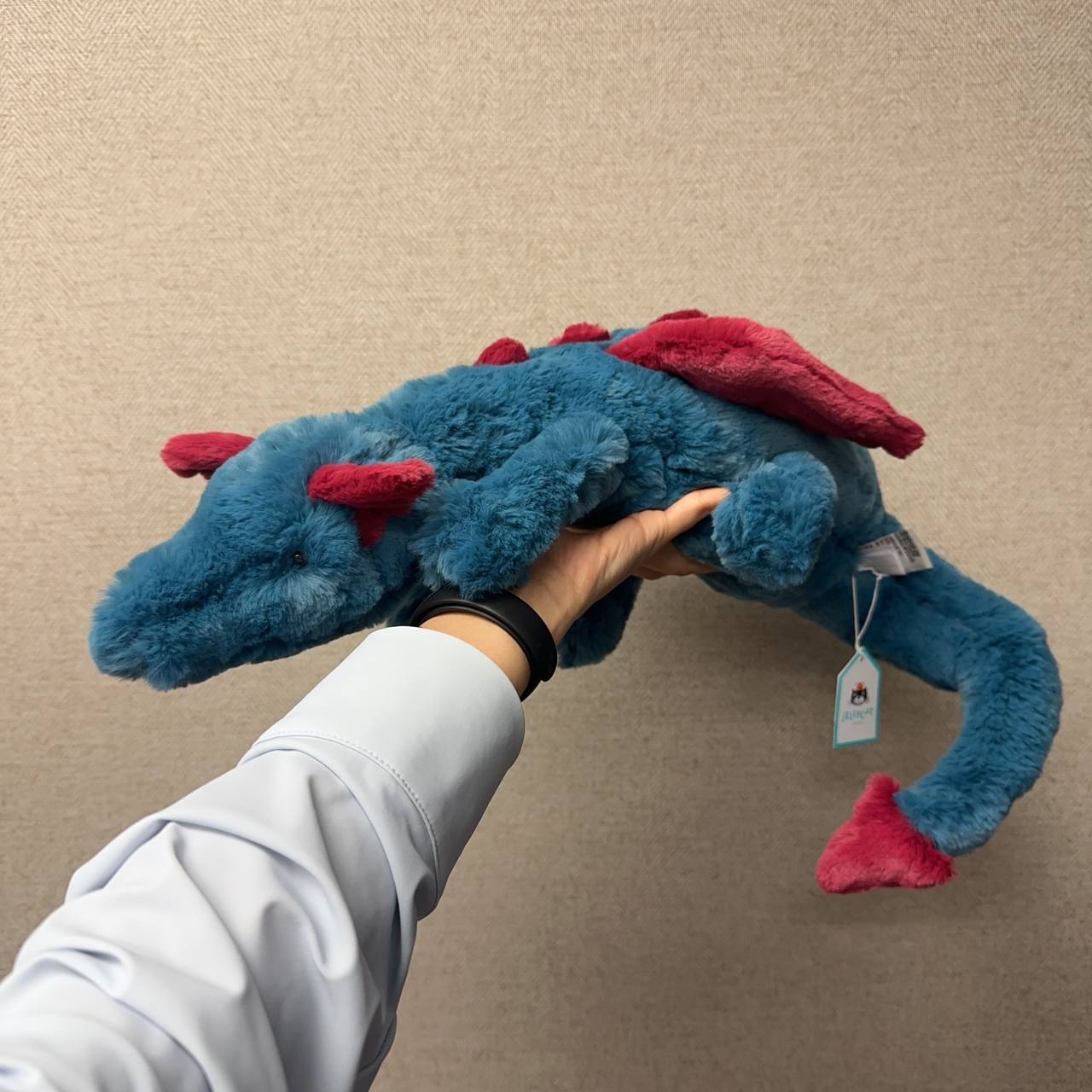 Jellycat - Dexter Dragon 紅藍龍Large 50cm - newvibeshk