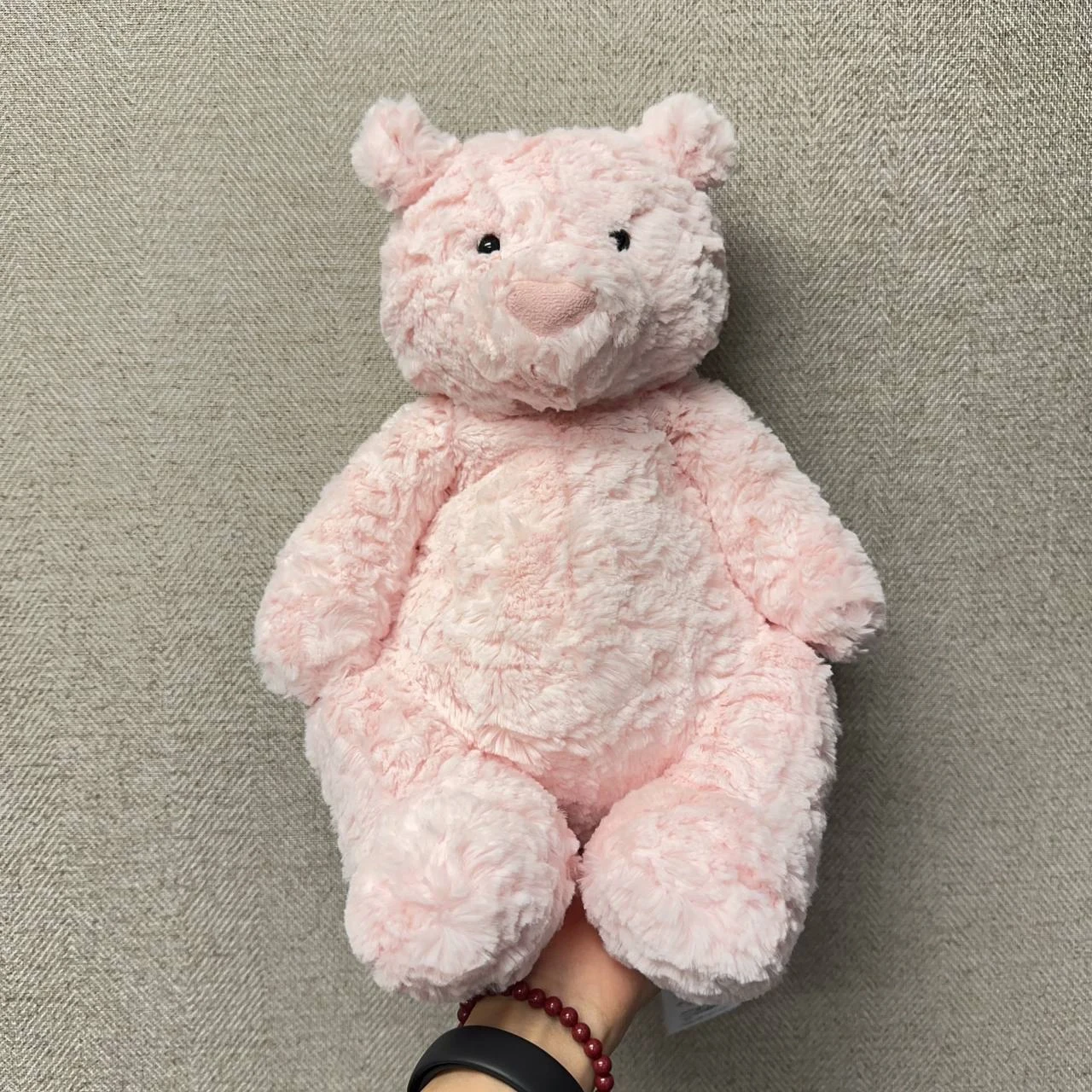 Jellycat - Leola Bear 粉紅色巴塞羅熊36cm - newvibeshk