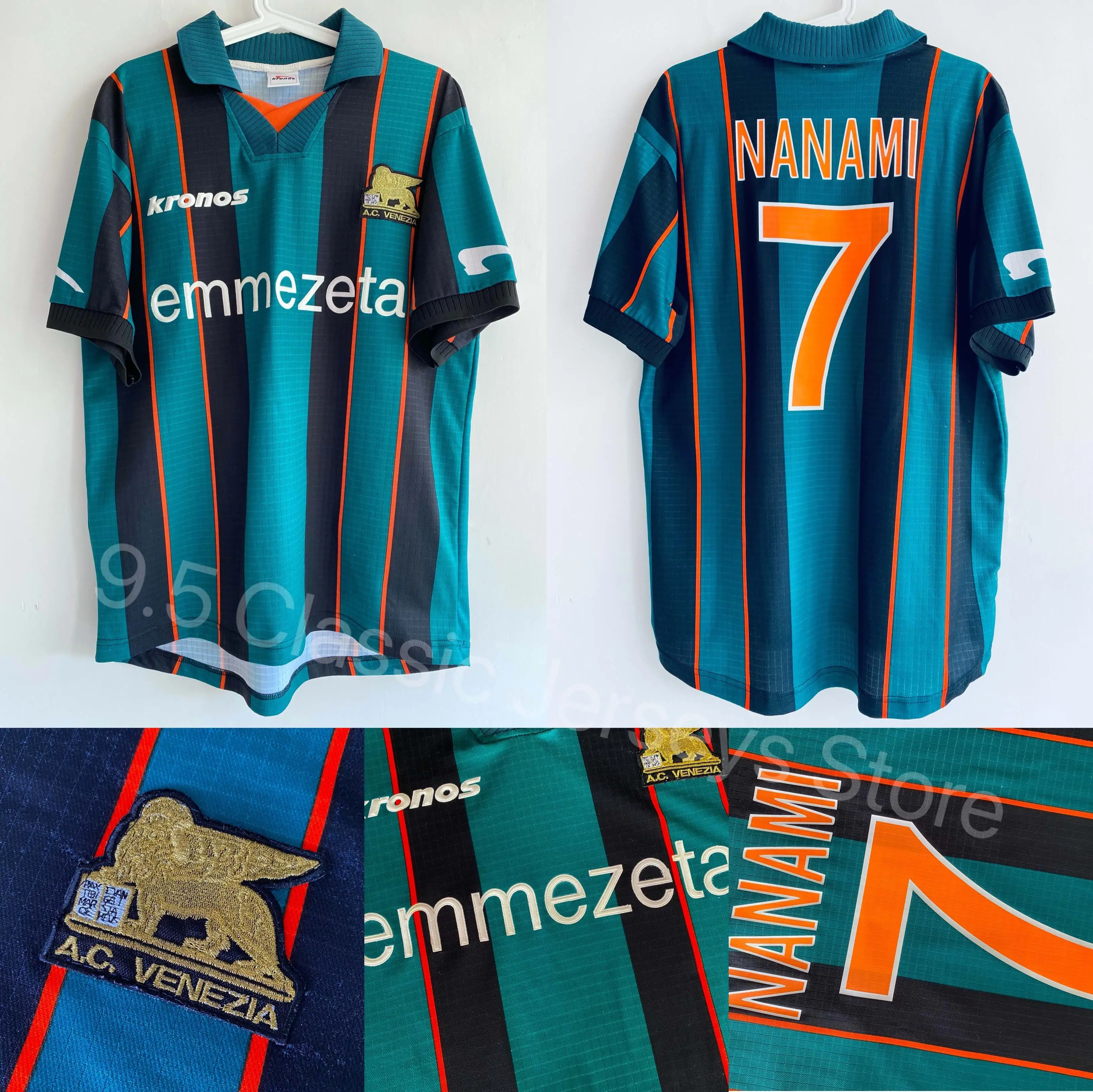 99/00 Venezia home #7 NANAMI 名波浩- DiGa Sakka 球衣專賣店x