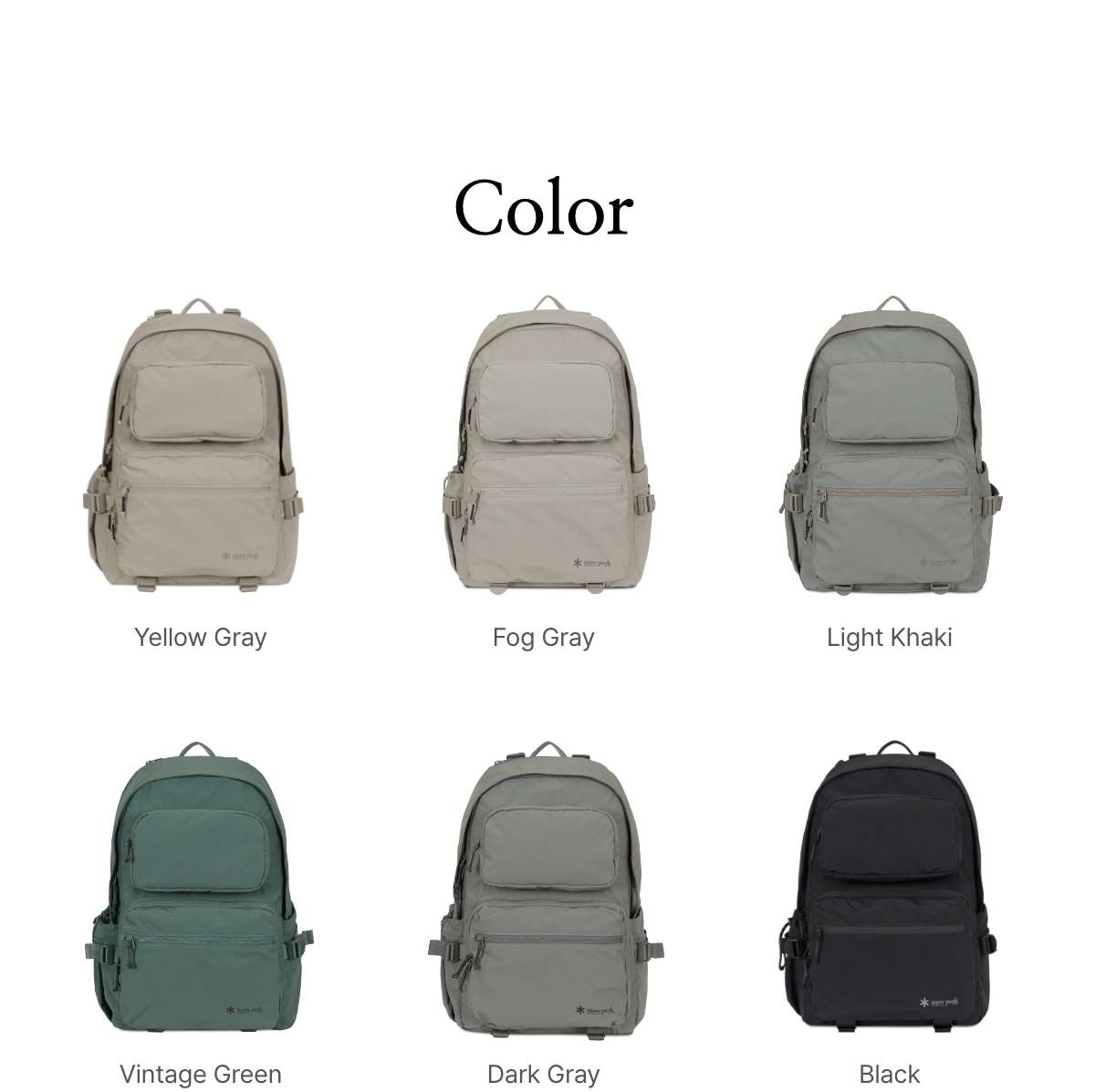SNOW PEAK Dual Tech Backpack - lovehoneybeebee
