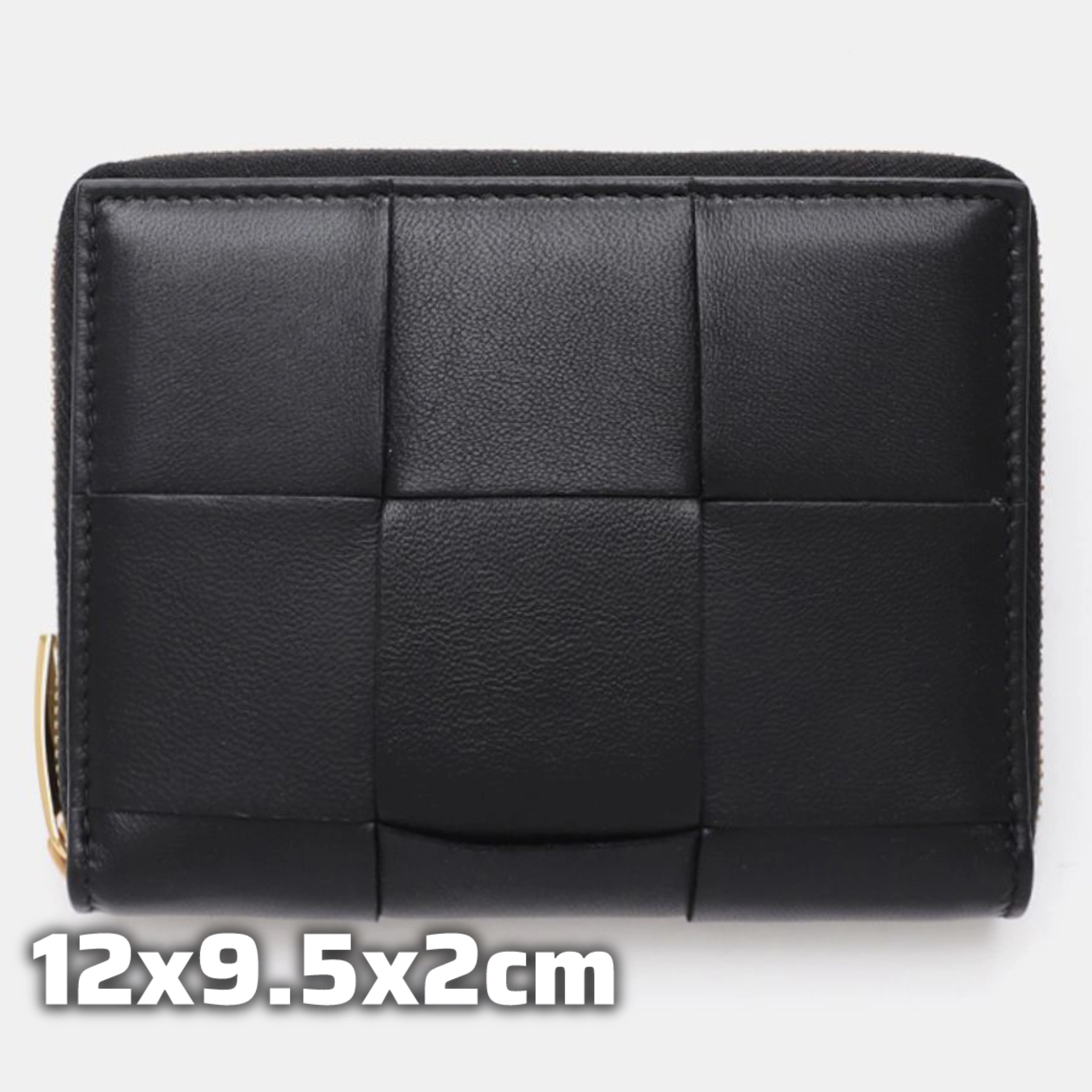 Bottega Veneta BV黑色Cassette Zip Wallet（681191VCQC18425） - SHOPLUX