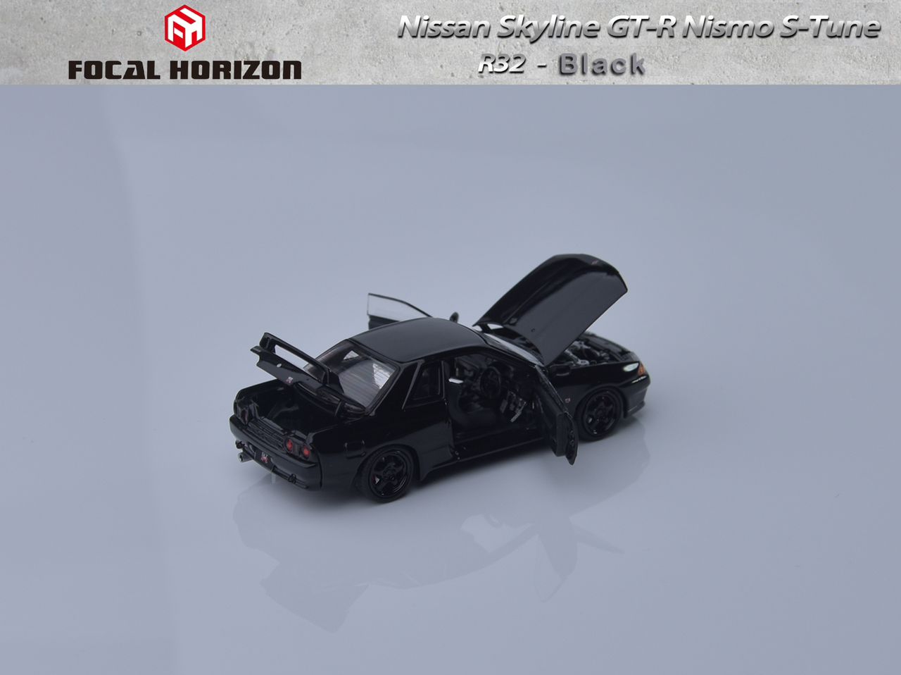 FH FOCAL HORIZON GTR R32 R33 2台セット 1/64 FH FOCAL HORIZON GTR R32