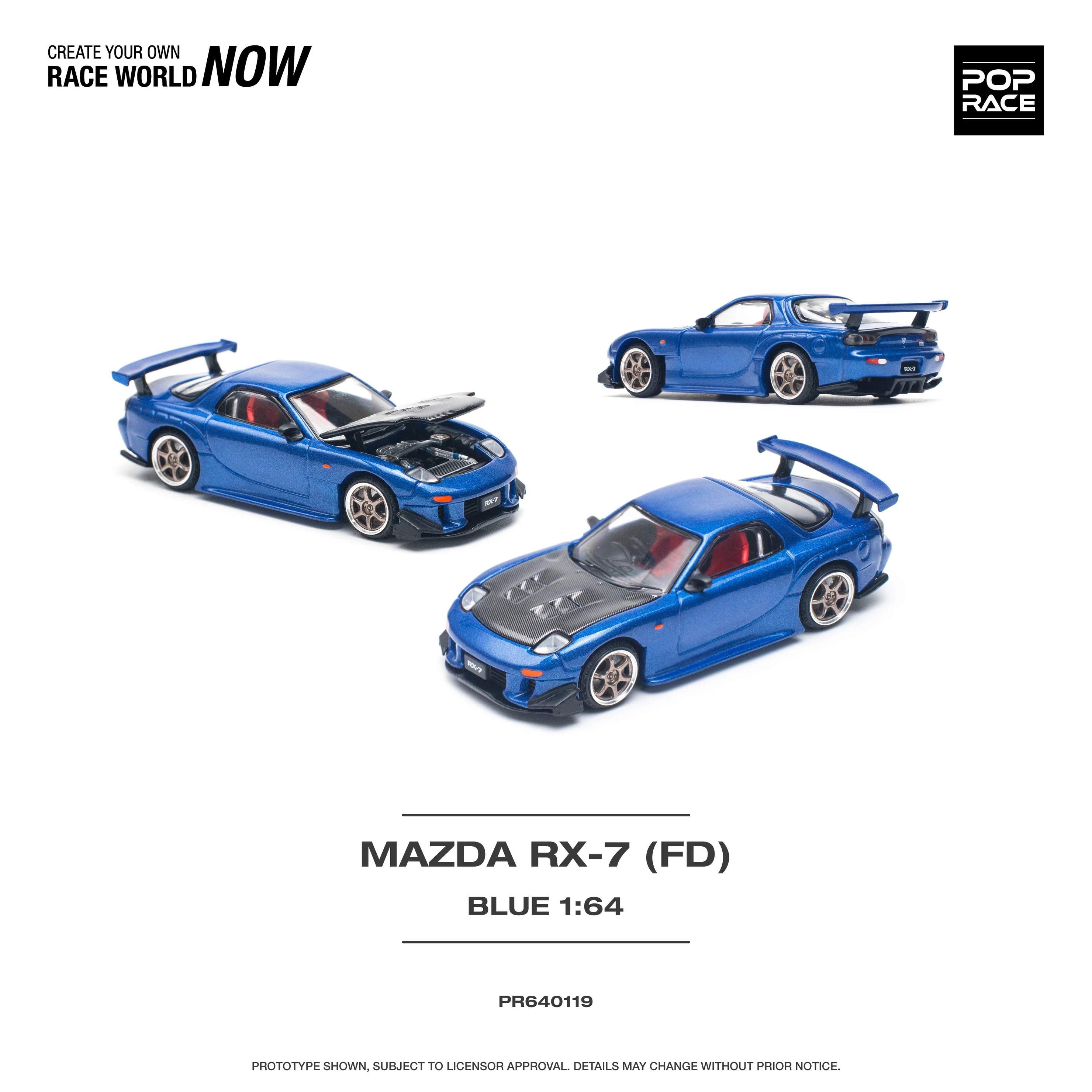 現貨Instock] POPRACE 1/64 MAZDA RX-7 (FD3S) RE-AMEMIYA