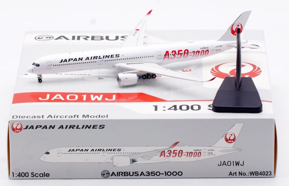 Instock] Aviation WB4023 1/400 Japan Airlines Airbus A350