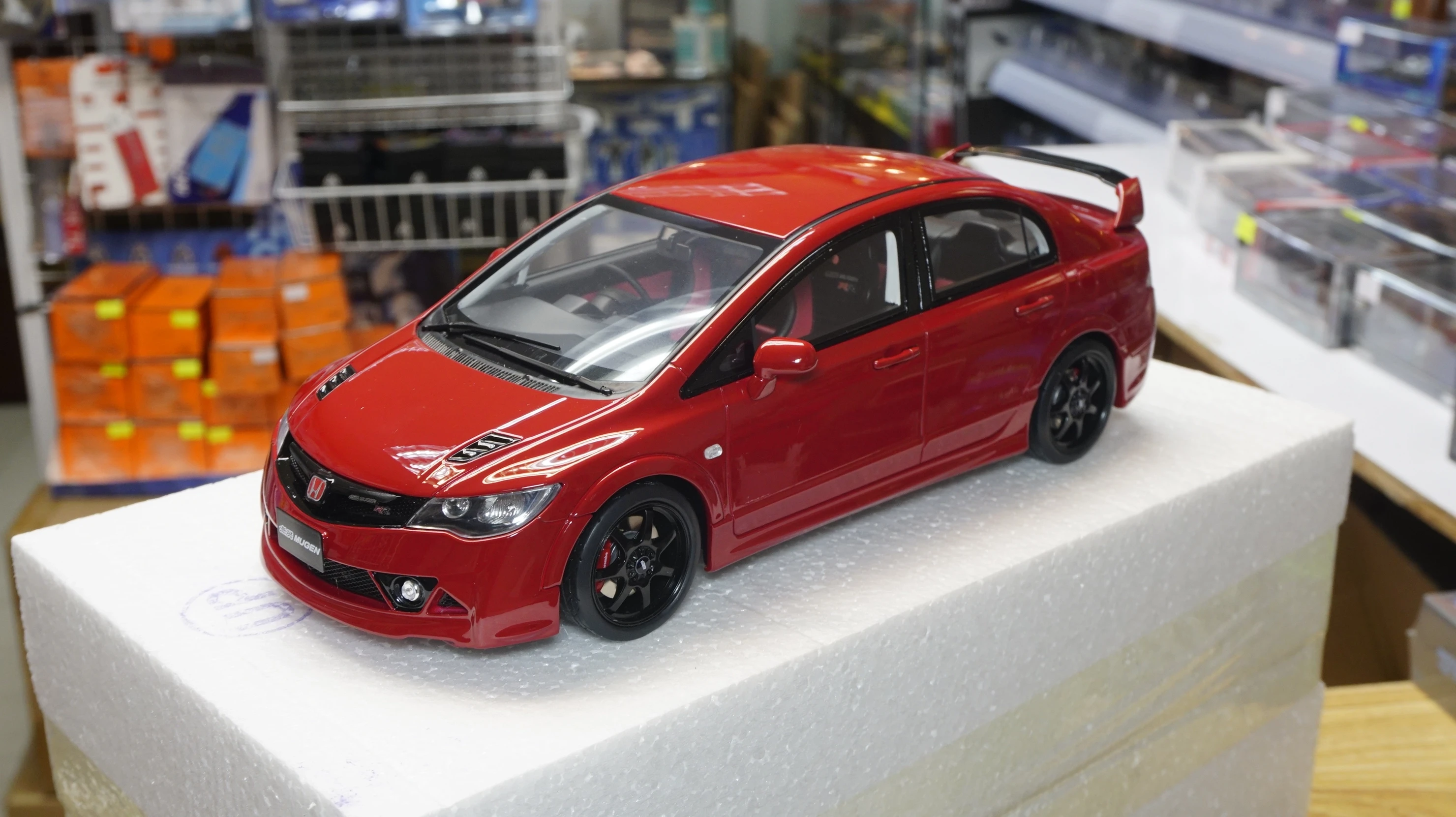 OTTO 1/18 ホンダ シビック 無限 RR FD2 2008 (レッド) オットー 1/18 ホンダ シビック FD2 無限 RR 2008 レッド 3000台