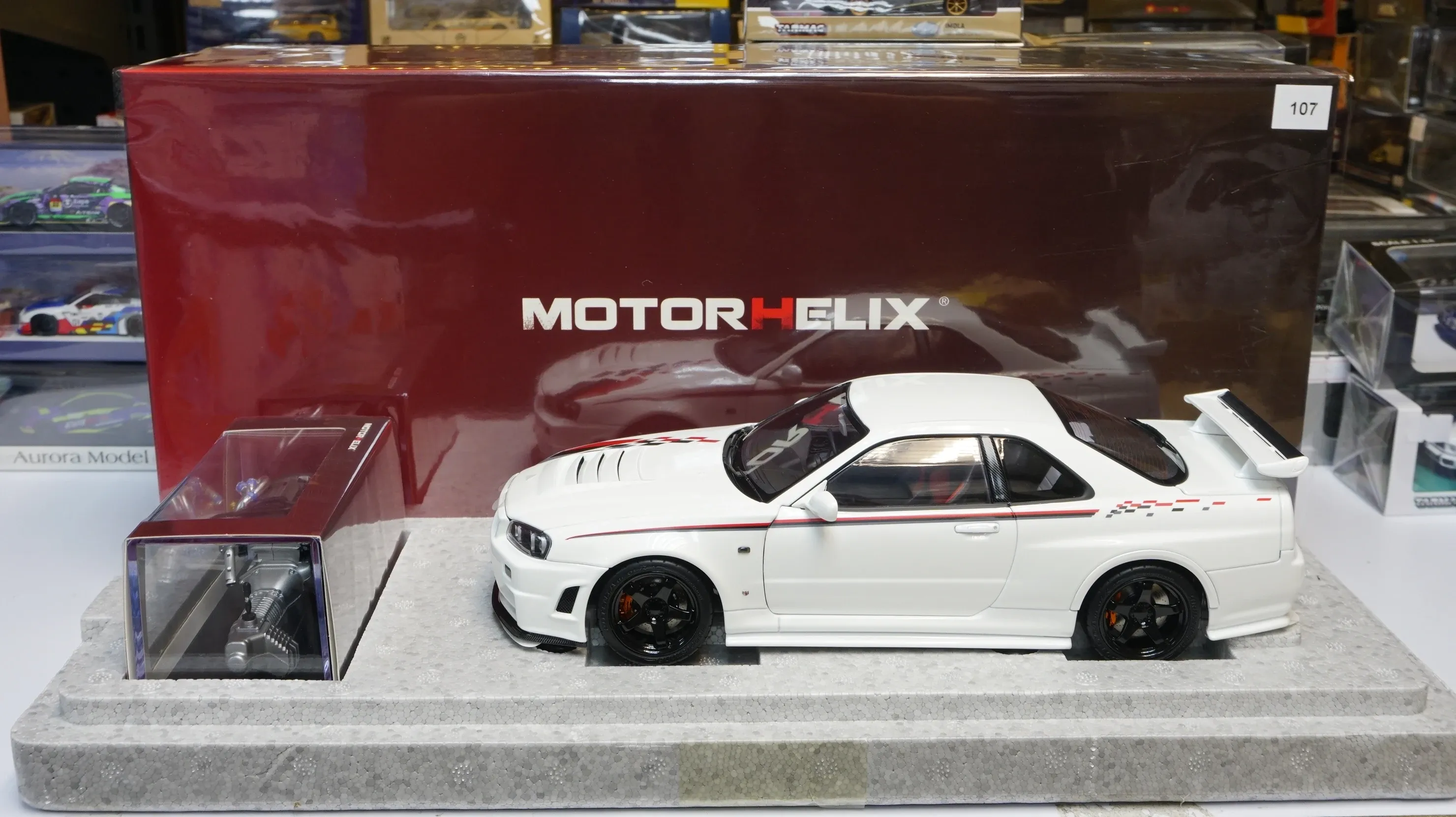 模型製作用品 SKYLINE NISSAN Skyline GT-R (R32) Customized Version Silver