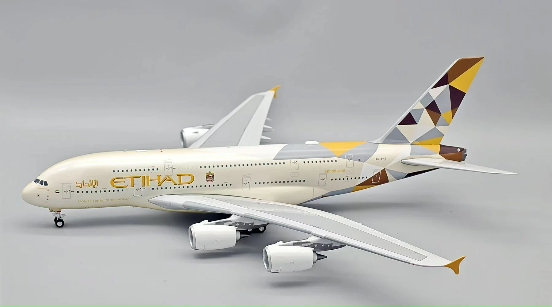 Inflight 1/200 Etihad Airways Airbus A380-800 A6-APJ - 收藏家模型