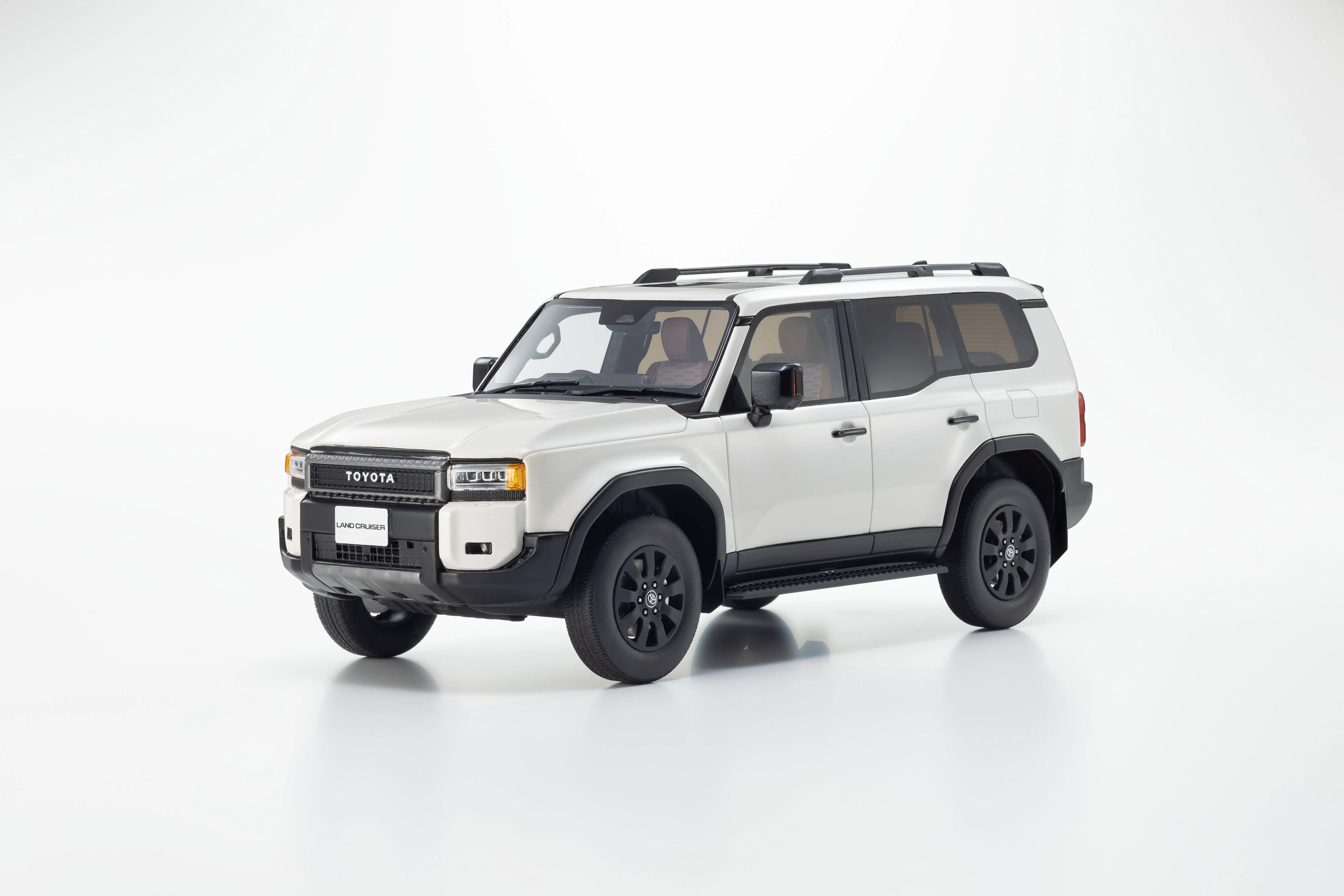 Kyosho 1/18 Toyota Land Cruiser 250 Prado White Resin Model - 收藏