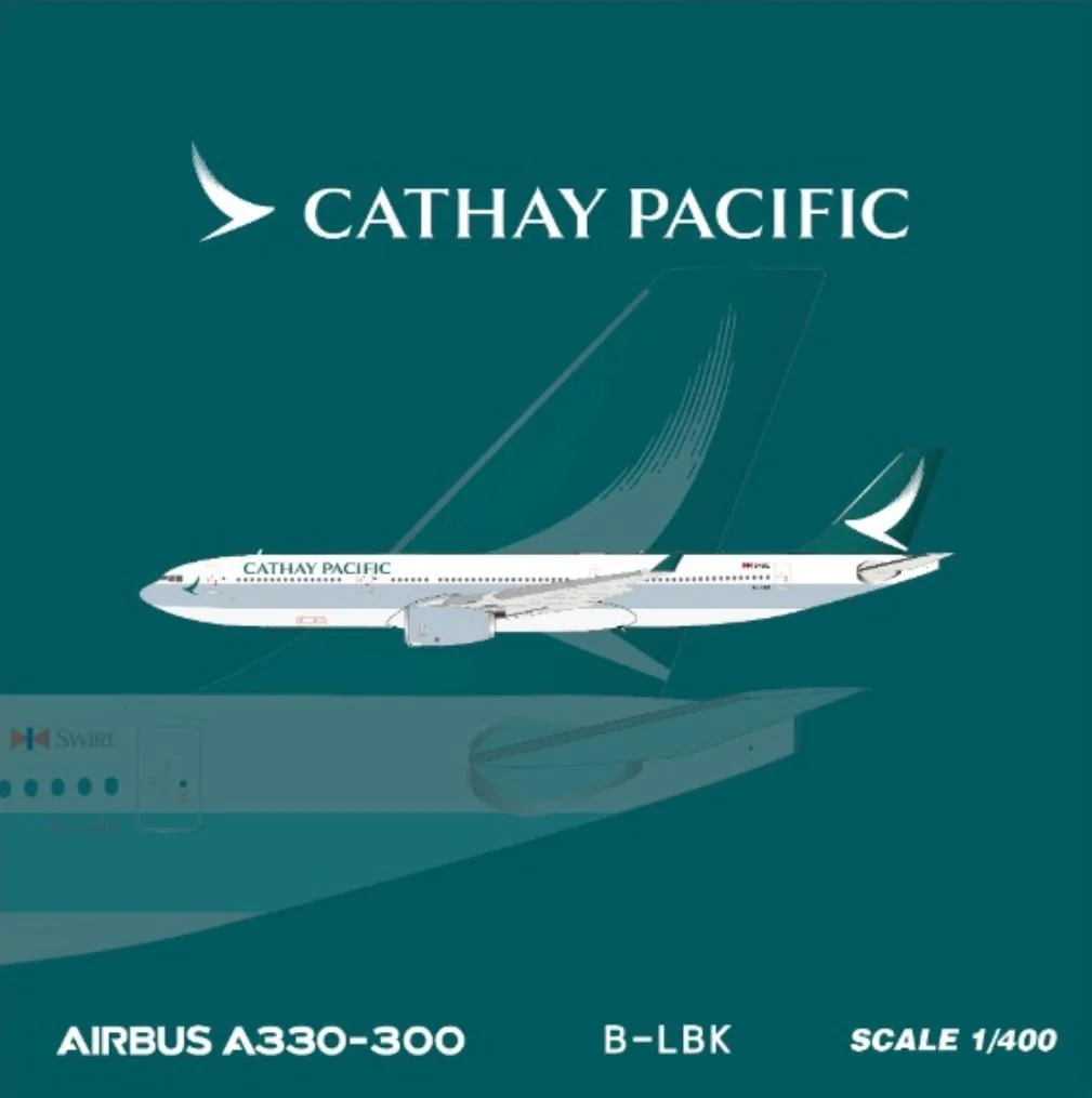 SC Model 1/400 Cathay Pacific A330-300 B-LBK Diecast Model (Limited 180pcs)  - 收藏家模型飛機模型汽車模型專門店Collector Model Limited