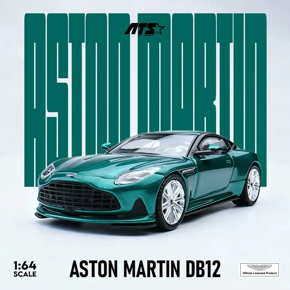 ATS Model 1/64 Aston Martin DB12 Coupe Metallic Green Diecast