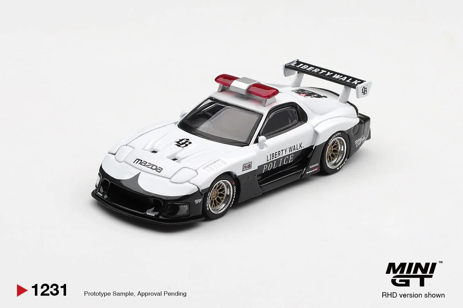Mini GT 1/64 MAZDA RX-7 LB-Super Silhouette Police (RHD/Blister