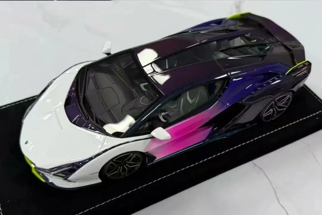 【三十六人家集】（37帖 複製 限定300部） HH Model 1/18 Lamborghini Sian FKP 37 Resin Model (12 Colors