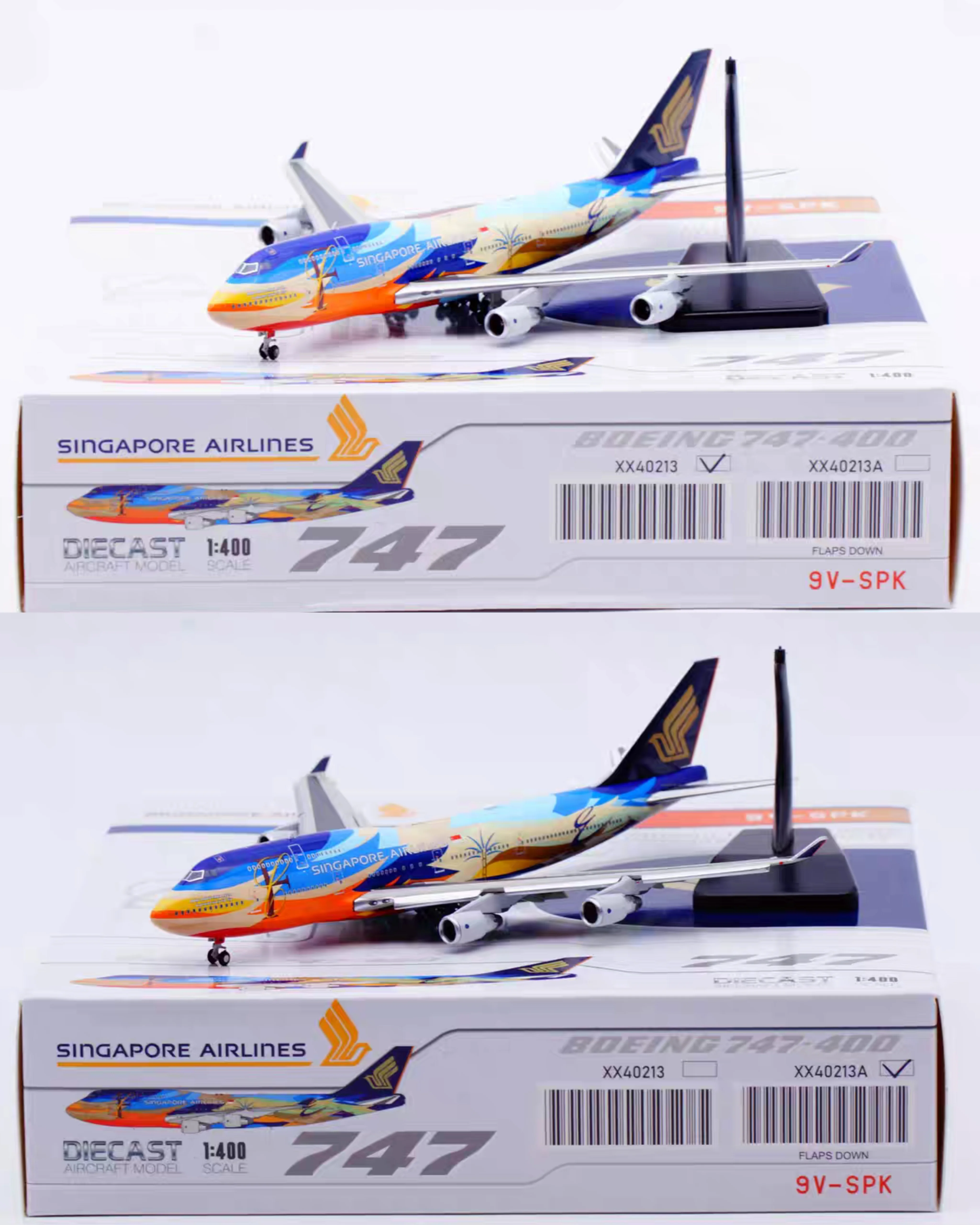 JC Wings 1/400 Singapore Airlines Boeing 747-400 